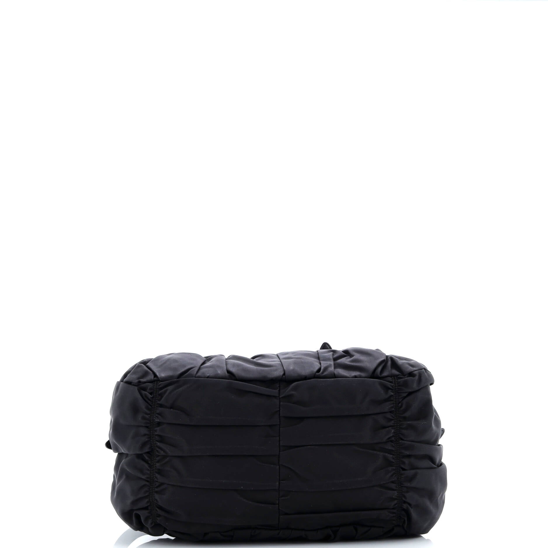 Prada Gaufre Convertible Tote Leather and Tessuto Large