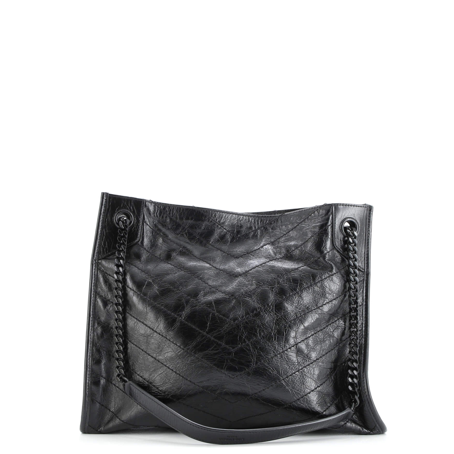 Saint Laurent Niki Shopping Tote Matelasse Chevron Leather Medium