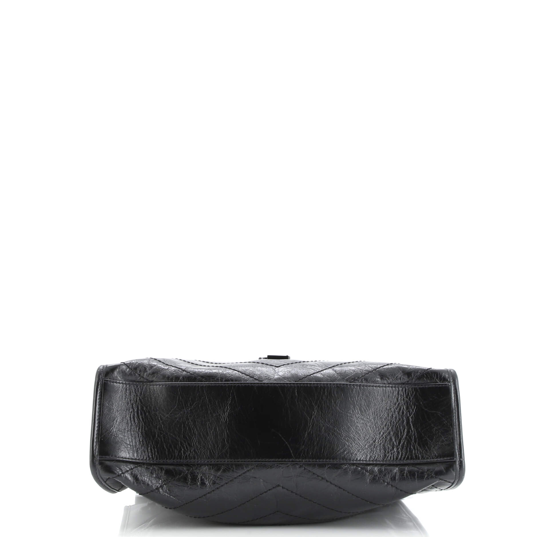 Saint Laurent Niki Shopping Tote Matelasse Chevron Leather Medium