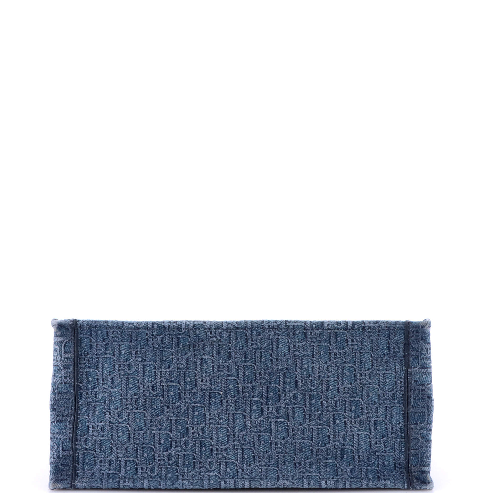Christian Dior Book Tote Oblique Denim Large
