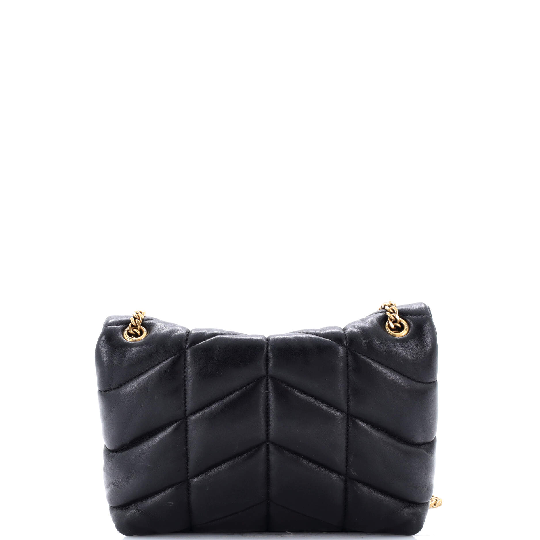 Saint Laurent Loulou Puffer Shoulder Bag Quilted Leather Mini