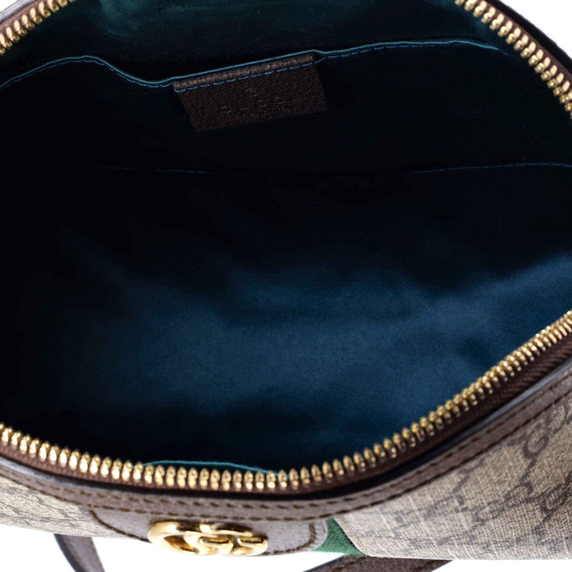 Gucci Ophidia Dome Shoulder Bag GG Coated Canvas Small