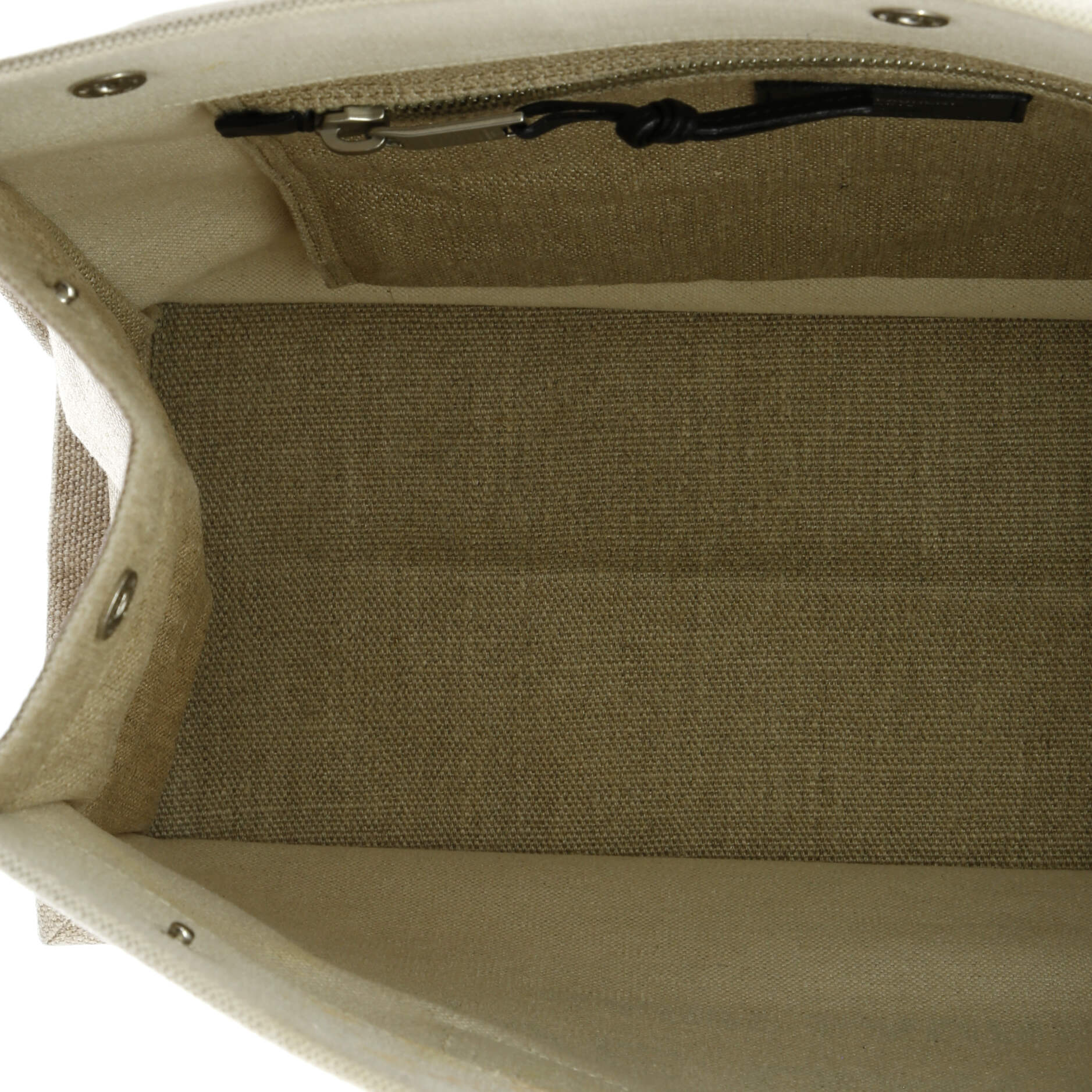 Saint Laurent Rive Gauche Shopper Tote Canvas Small