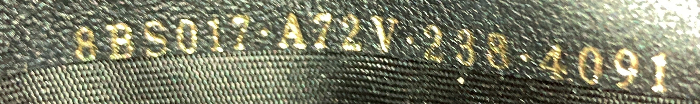 Fendi Baguette NM Bag Zucca Embossed Leather Mini