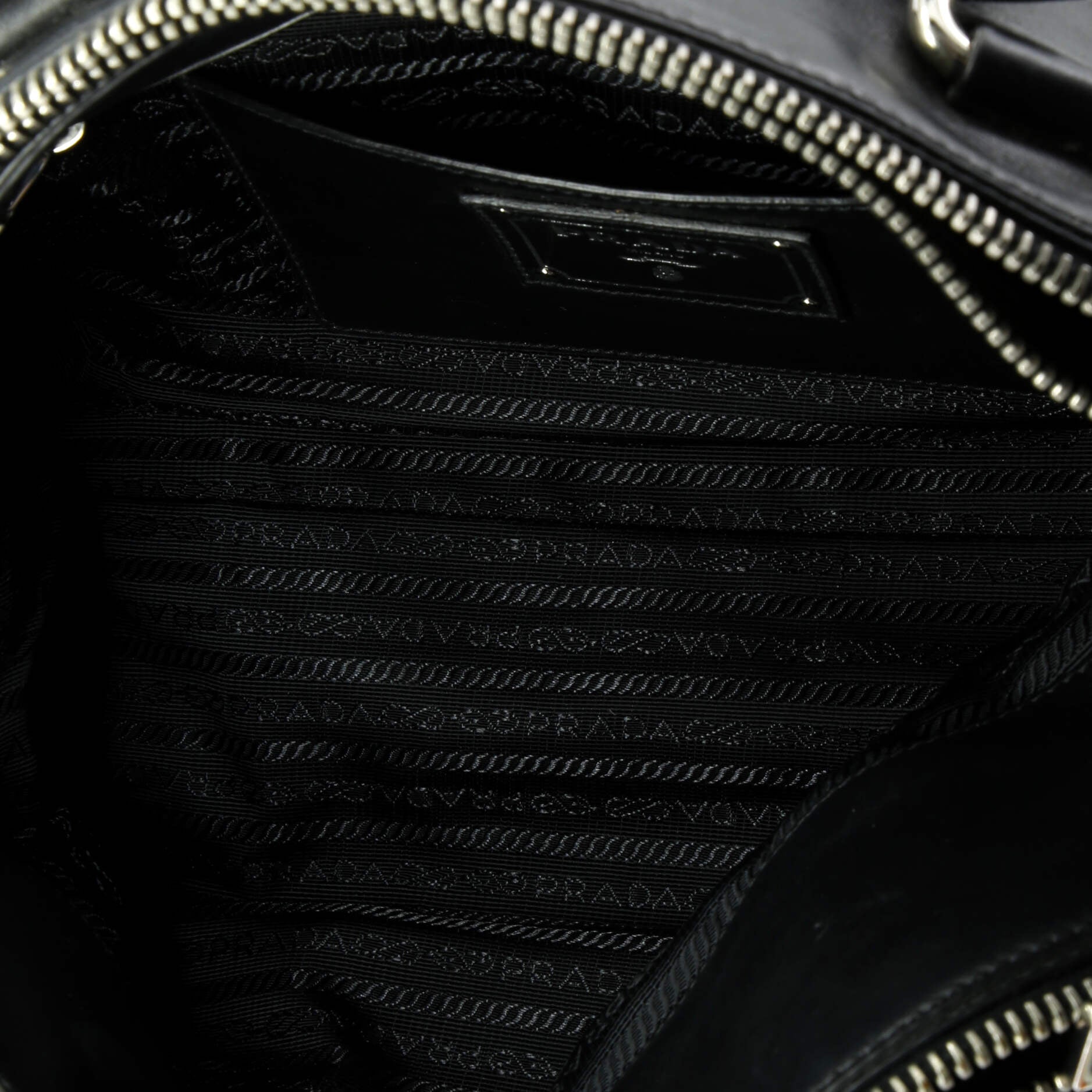 Prada Double Zip Convertible Tote Soft Calf Medium