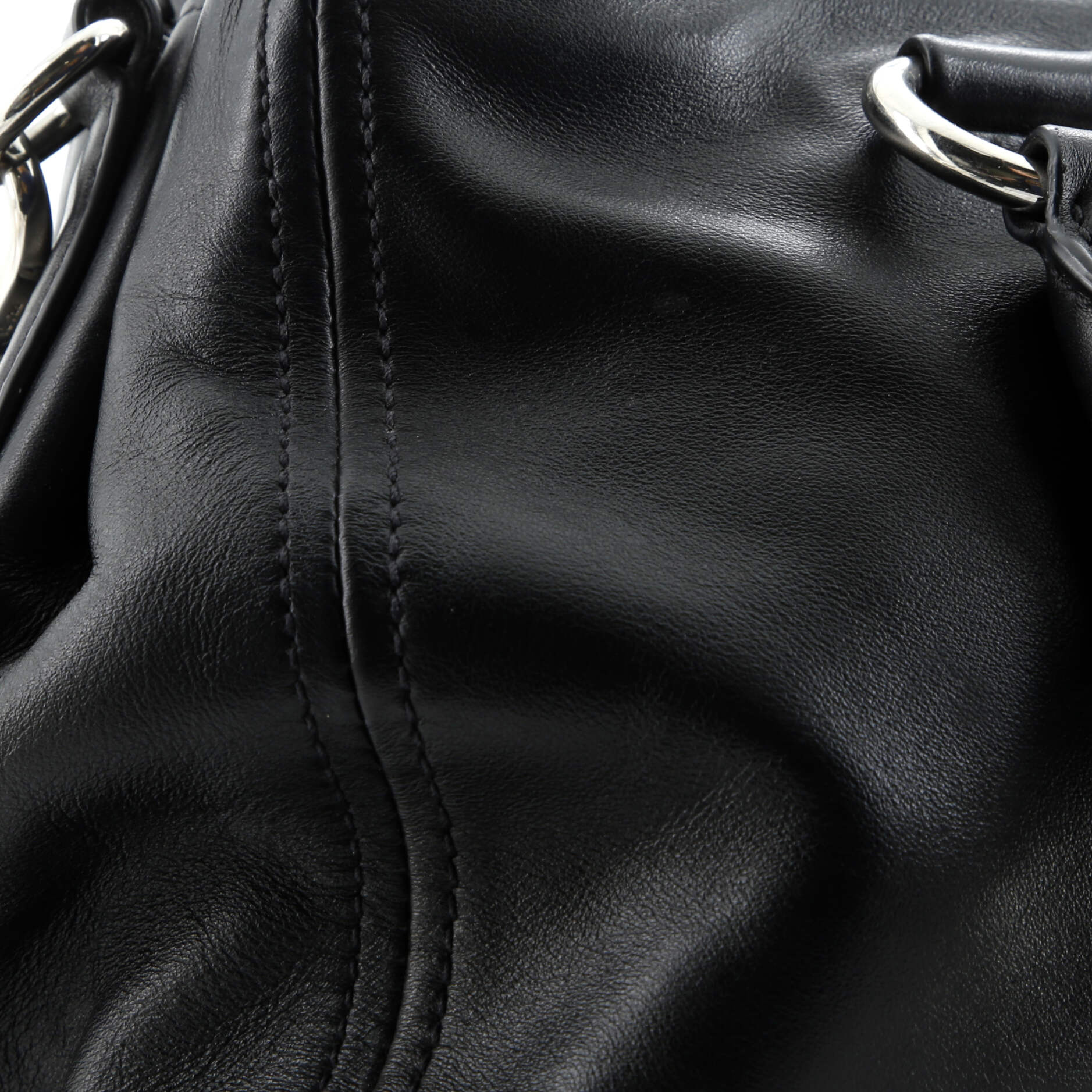 Prada Double Zip Convertible Tote Soft Calf Medium