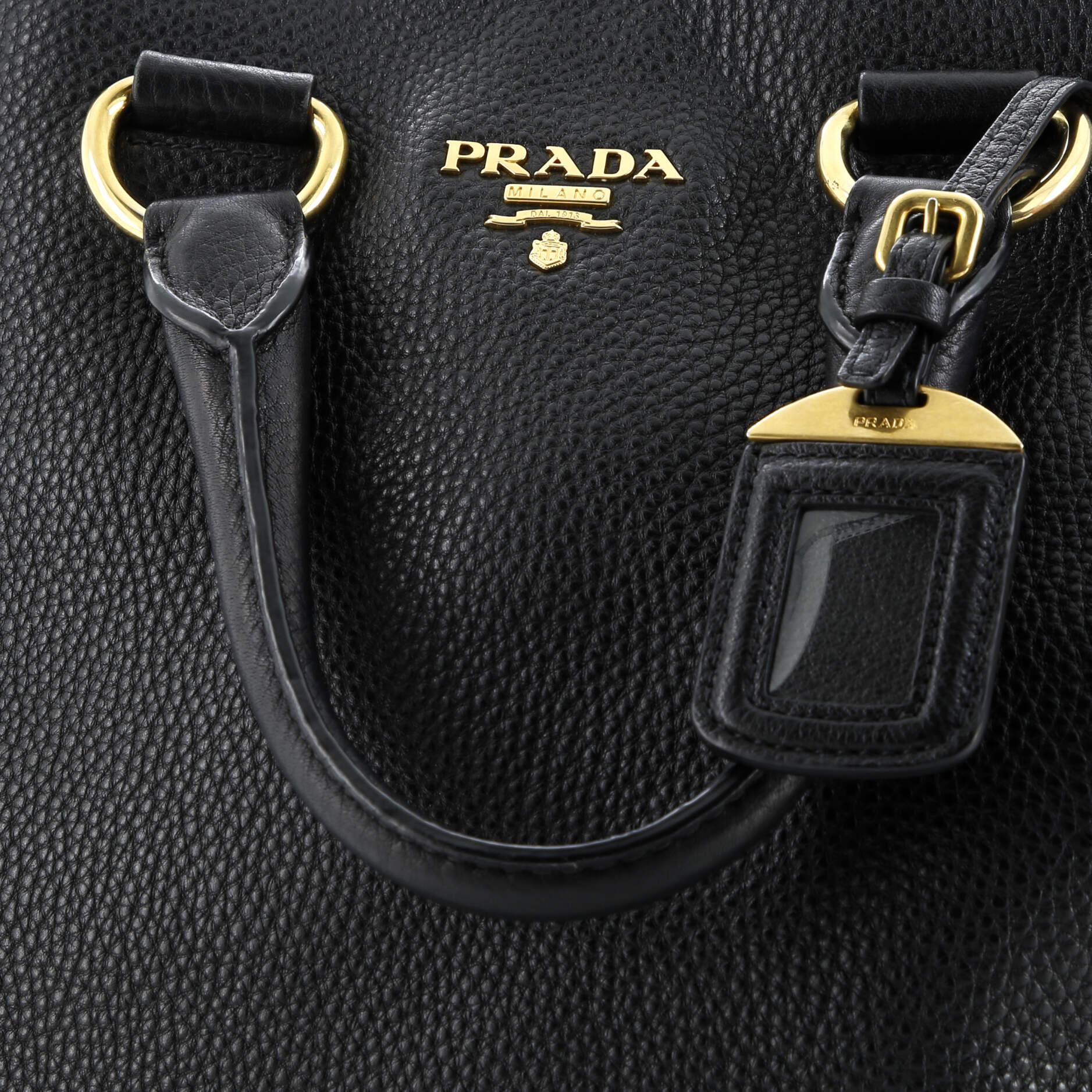 Prada Convertible Shopper Tote Vitello Daino Large