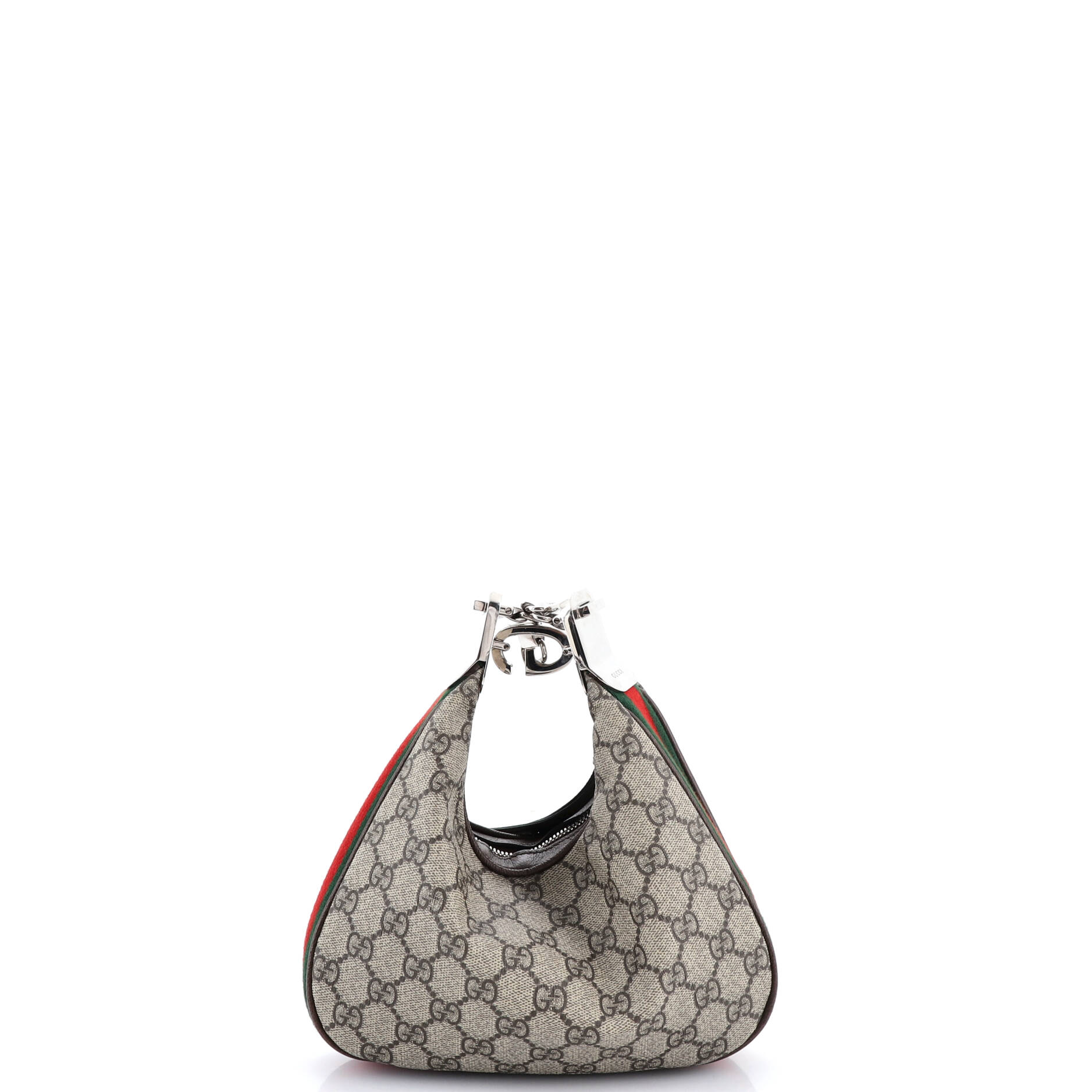 Gucci Attache Shoulder Bag GG Coated Canvas Small