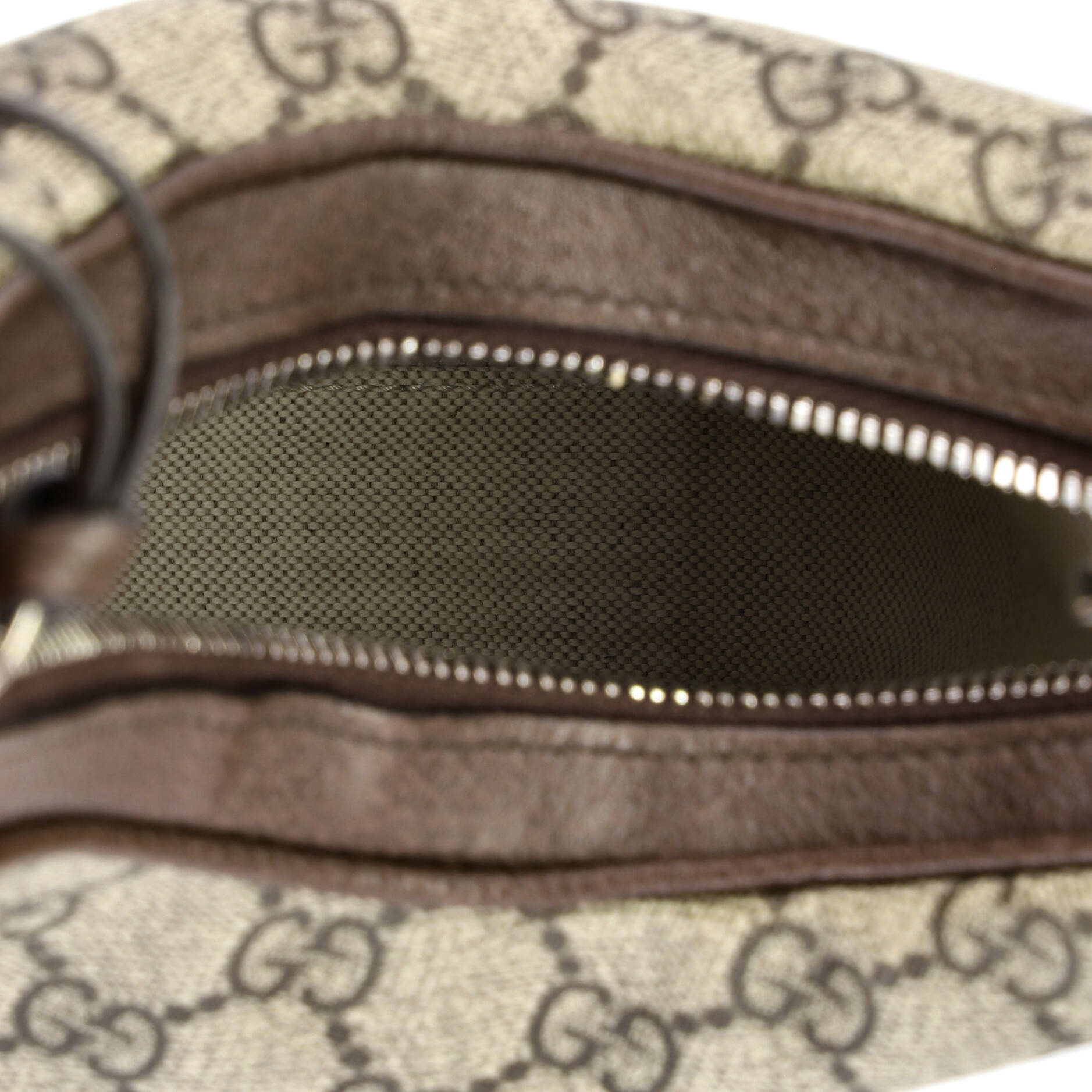 Gucci Attache Shoulder Bag GG Coated Canvas Small