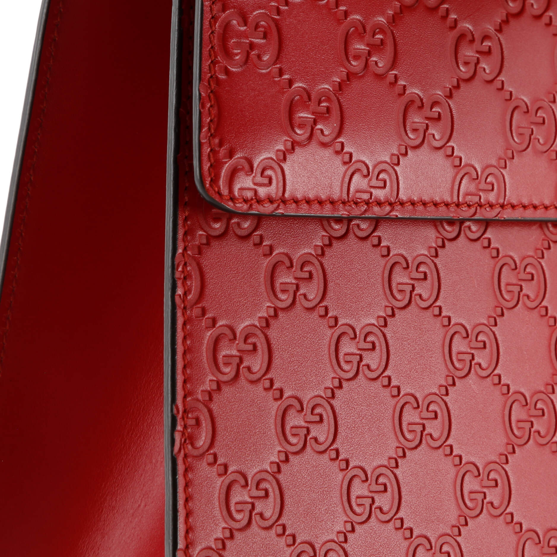 Gucci Padlock Top Handle Bag Guccissima Leather Medium