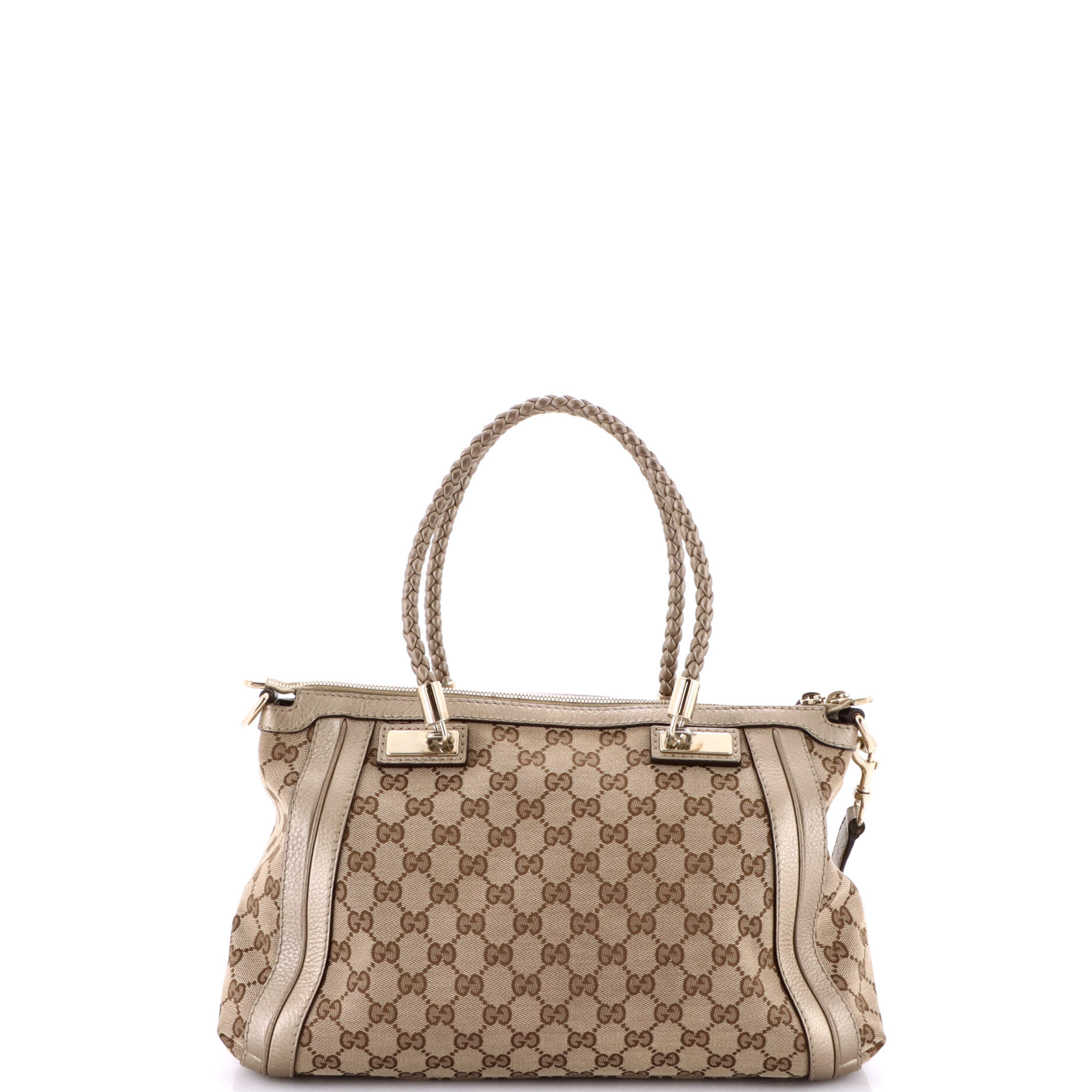 Gucci Bella Convertible Top Handle Bag GG Canvas Small