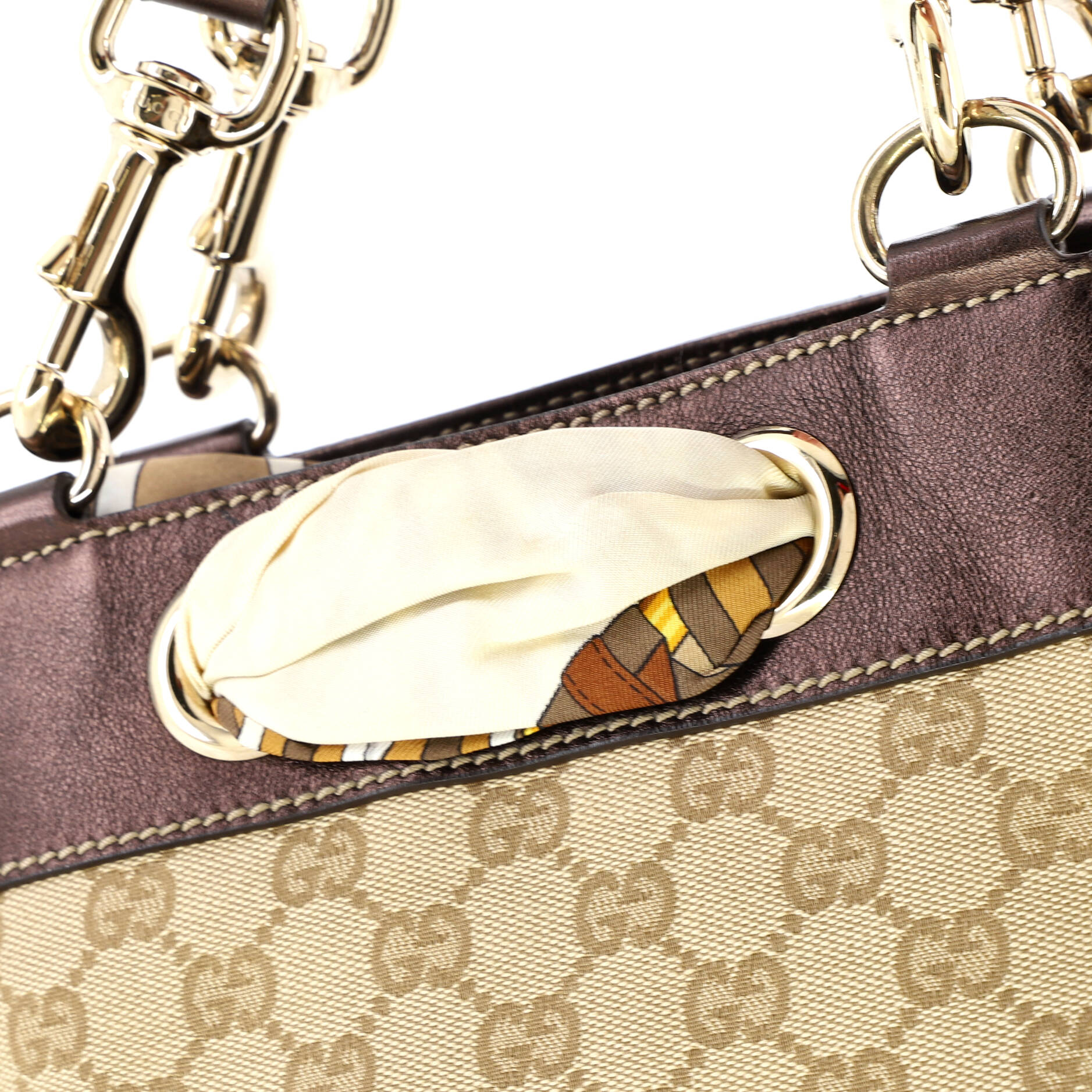Gucci Positano Tote GG Canvas Small