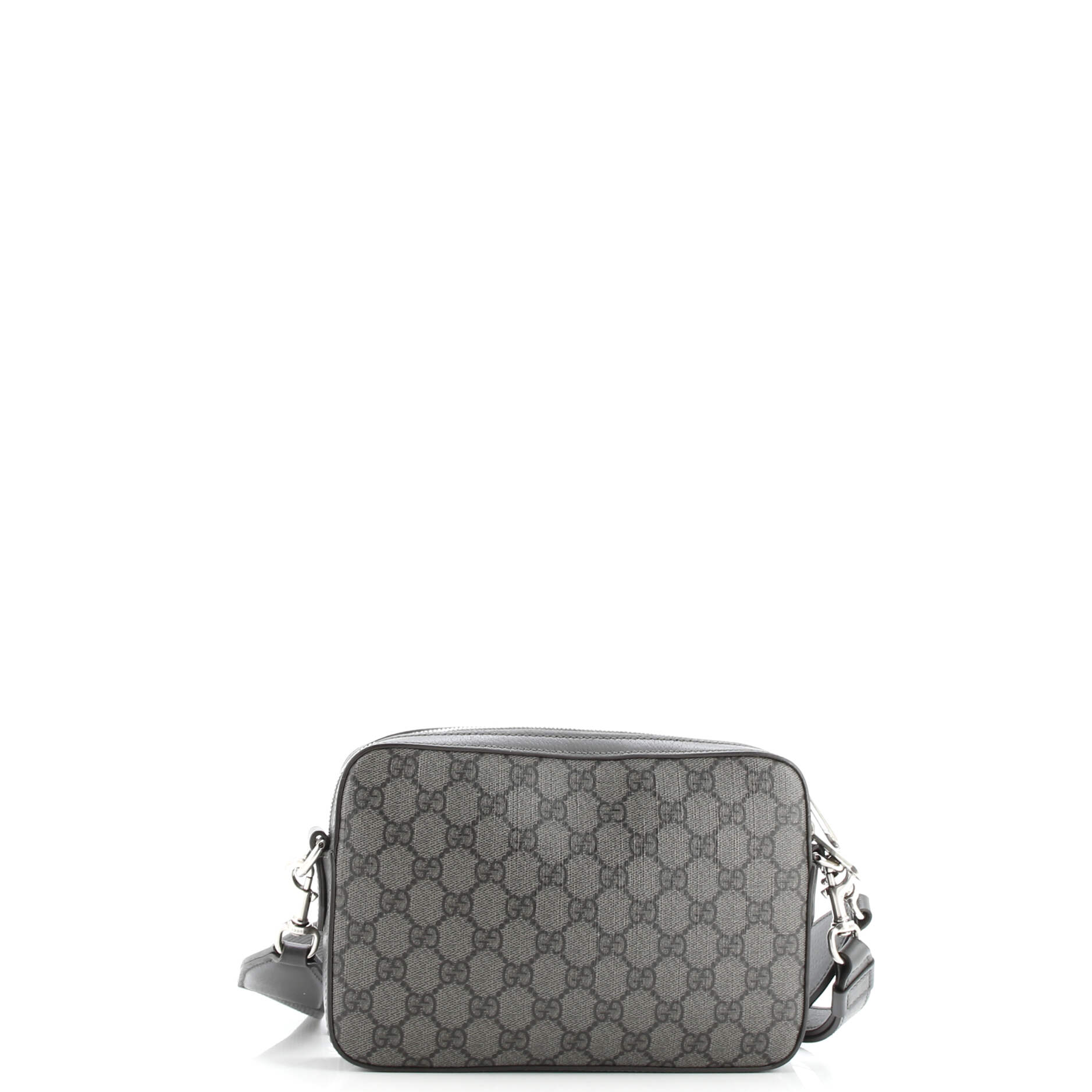 Gucci Ophidia Zip Wristlet Shoulder Bag GG Coated Canvas Small