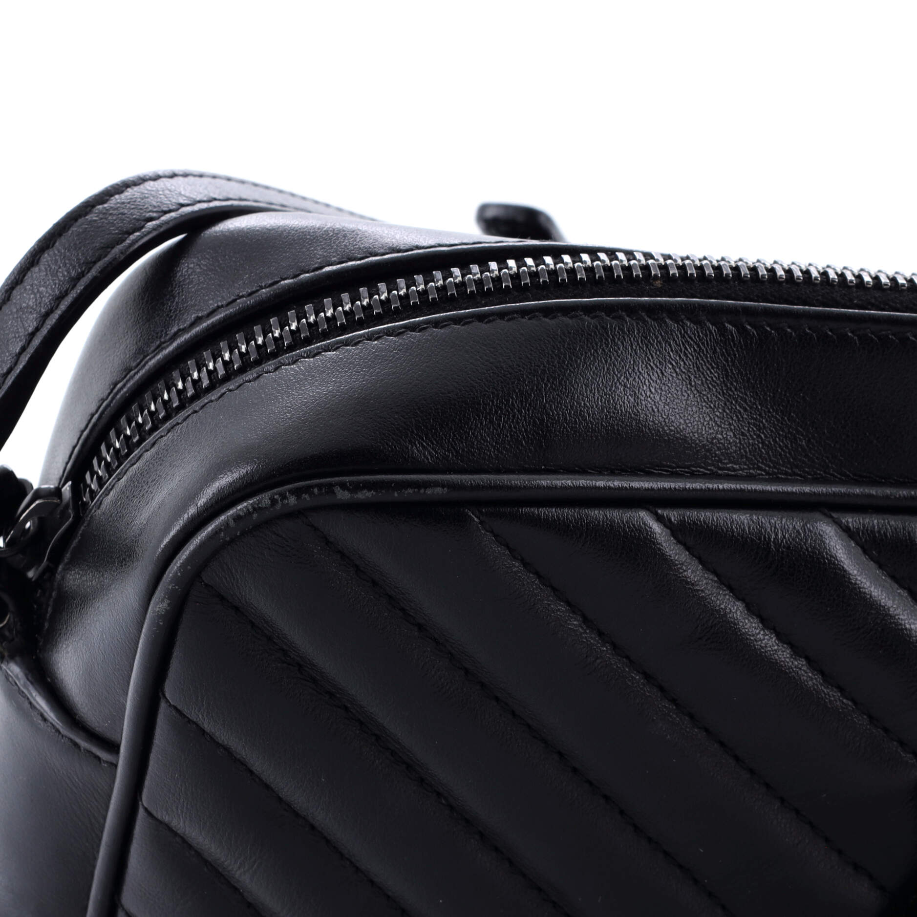 Saint Laurent Lou Camera Bag Matelasse Chevron Leather Small