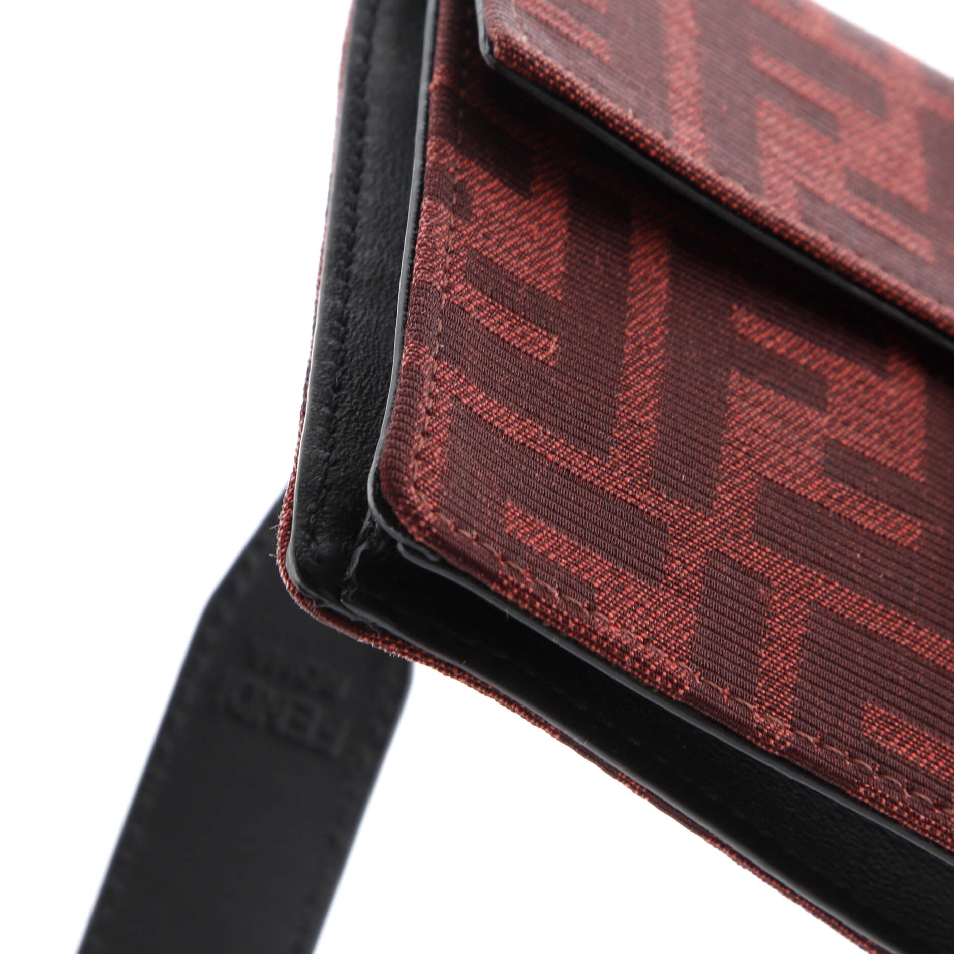Fendi Baguette Convertible Pouch Zucca Canvas