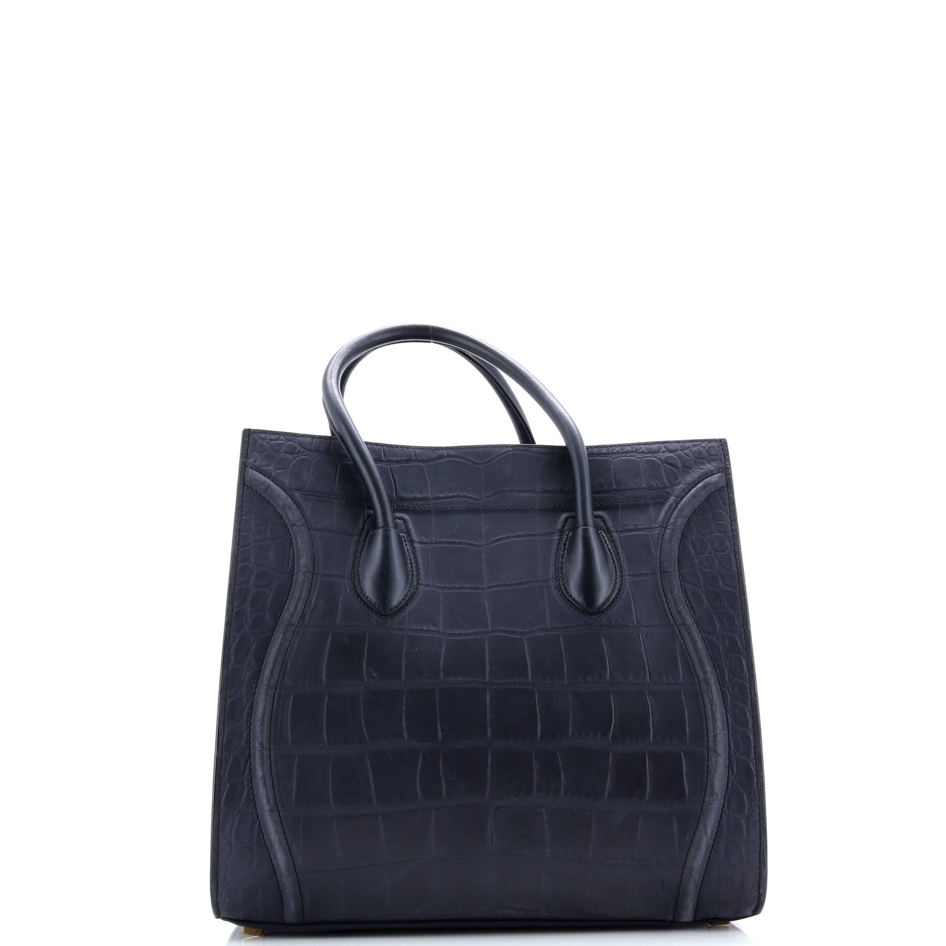 Celine Phantom Bag Crocodile Embossed Leather Medium