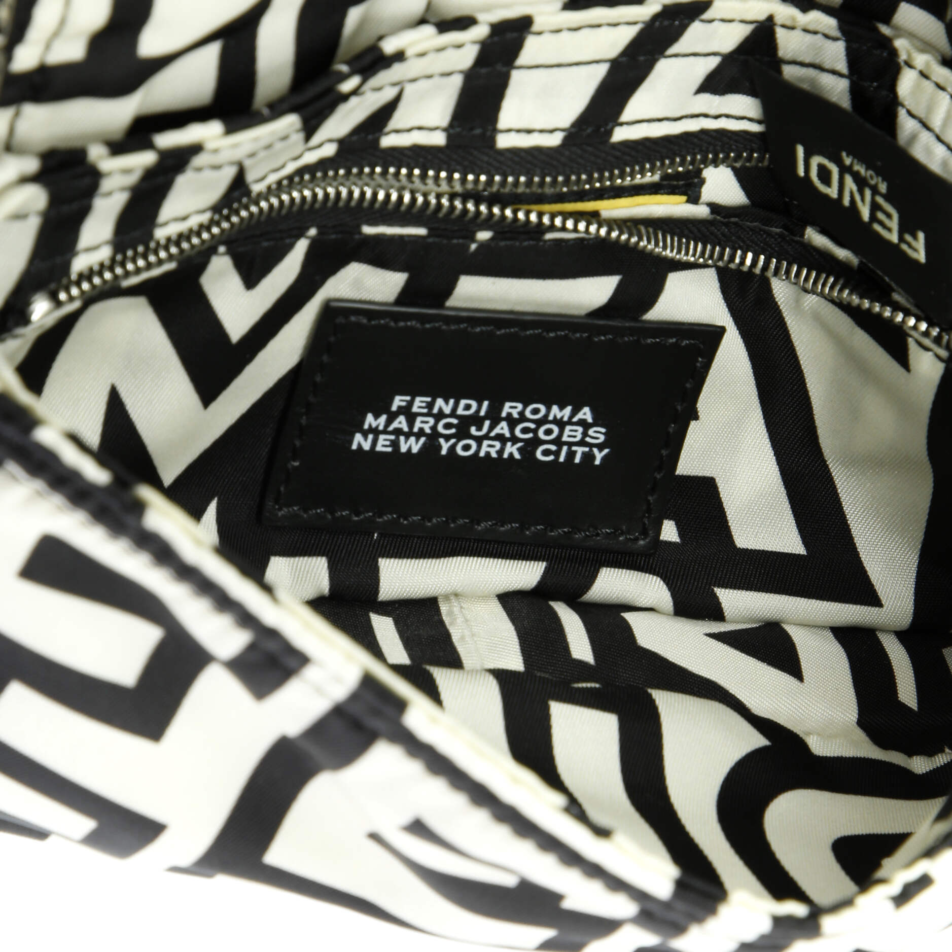 Fendi x Marc Jacobs Baguette NM Bag Printed Nylon