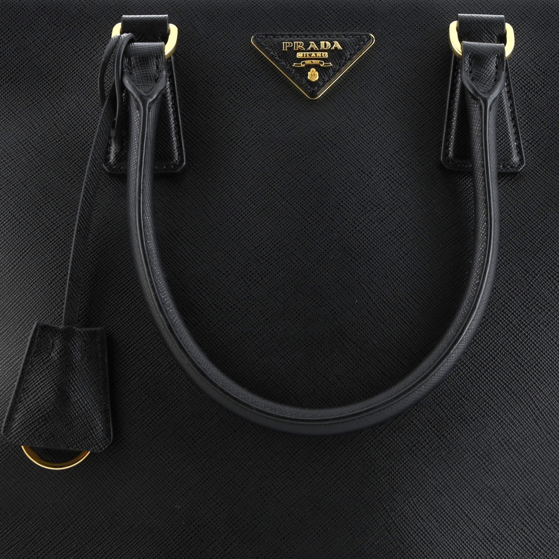 Prada Galleria Double Zip Tote Saffiano Leather Large