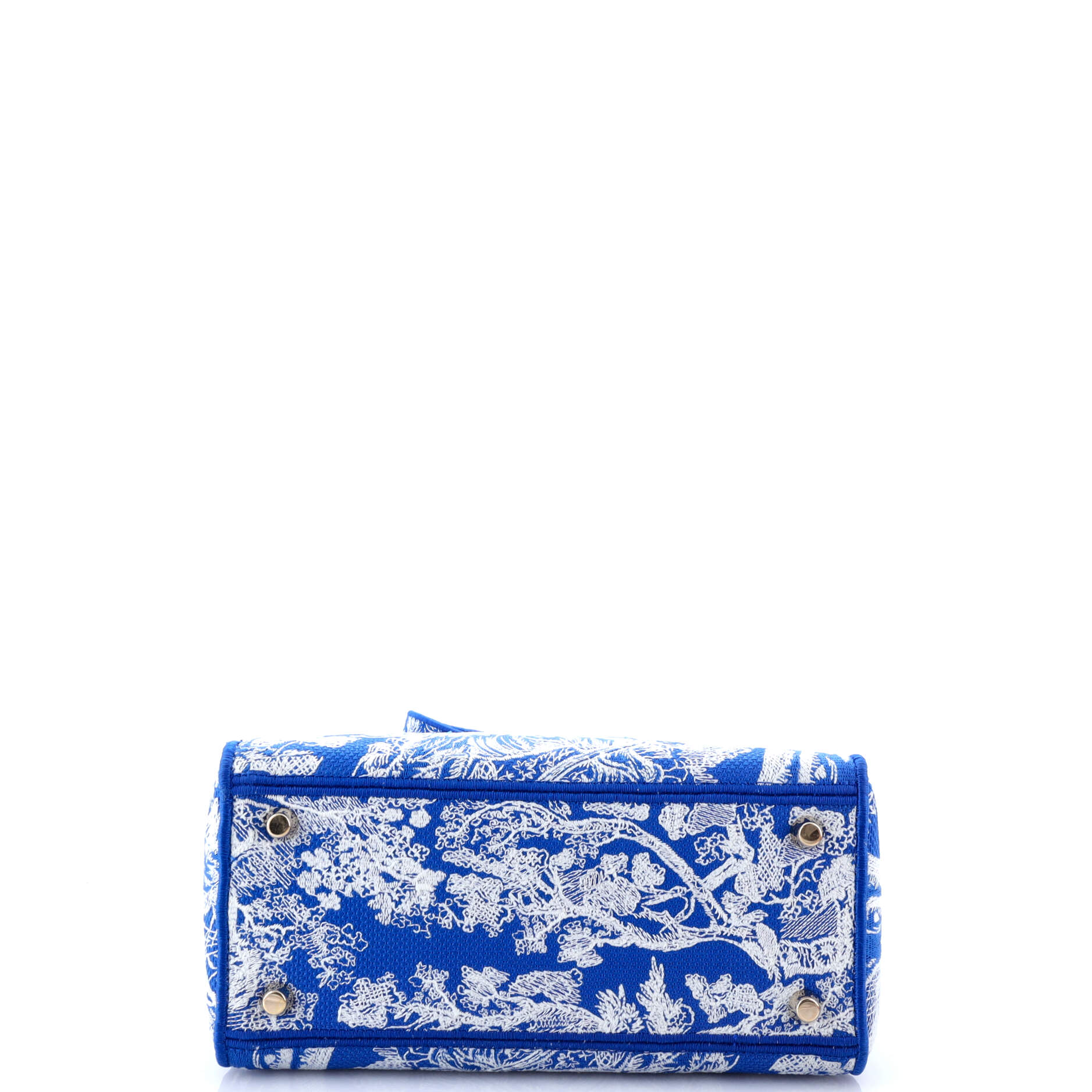 Christian Dior Toile de Jouy Lady D-Lite Bag Embroidered Canvas