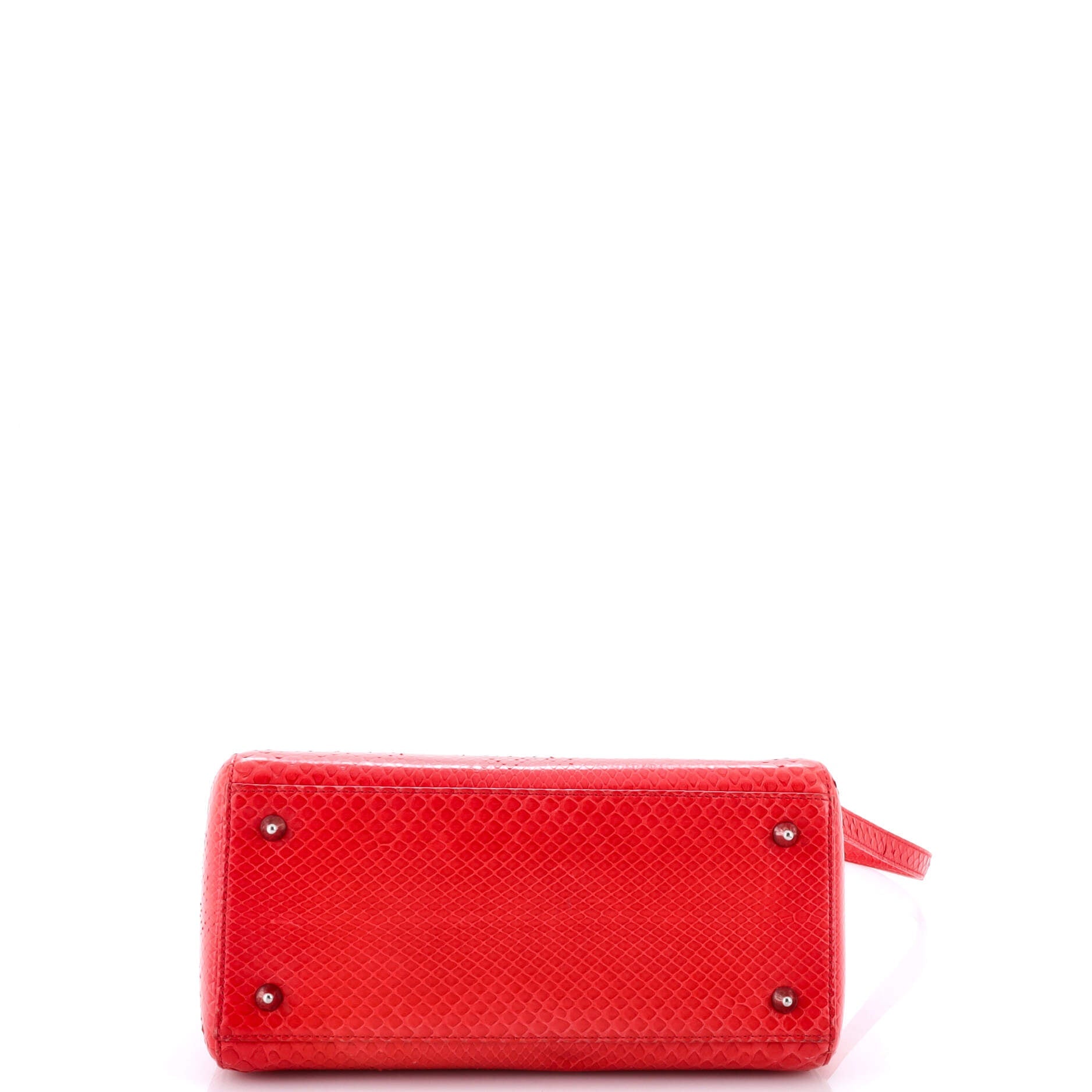 Christian Dior Lady Dior Bag Python Medium
