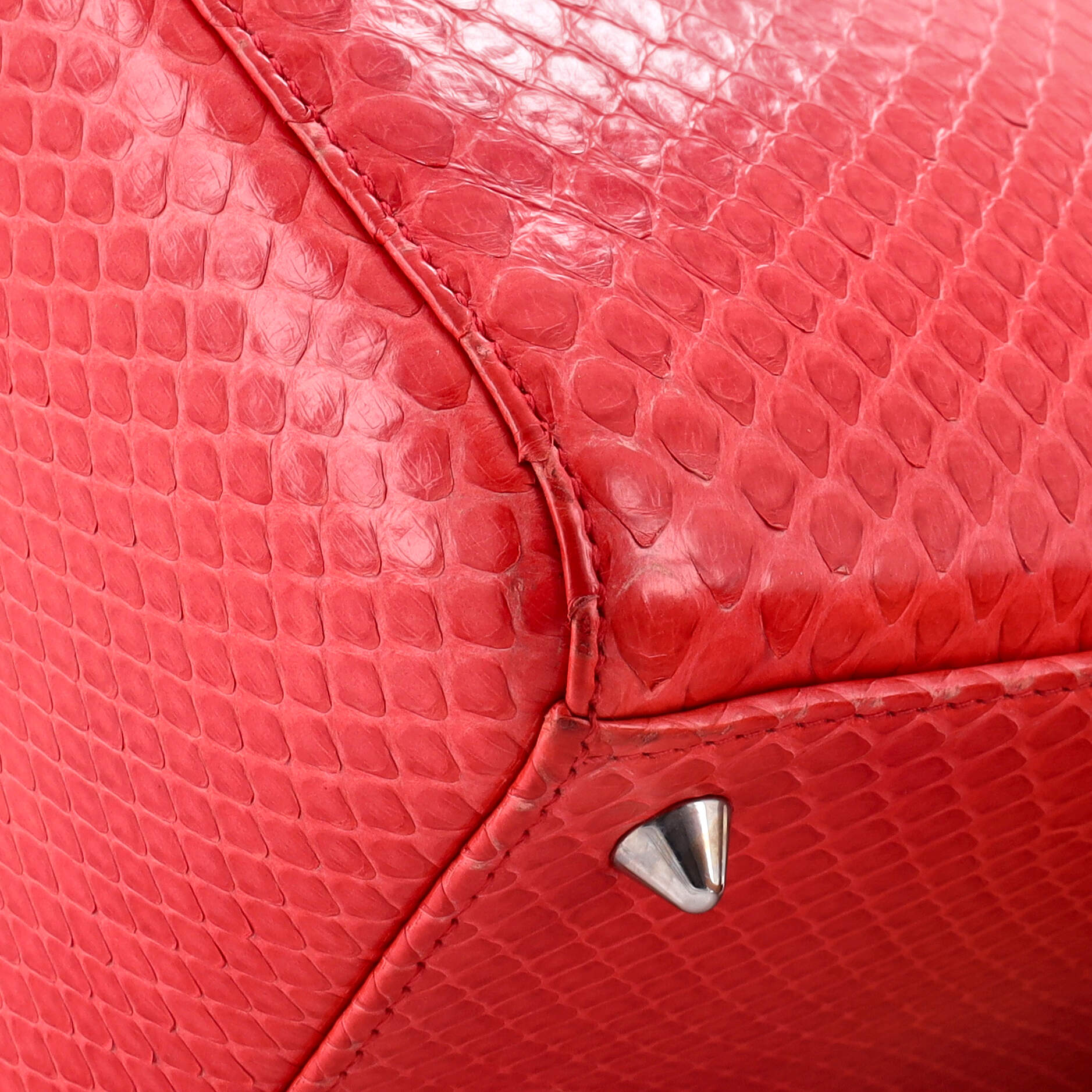 Christian Dior Lady Dior Bag Python Medium