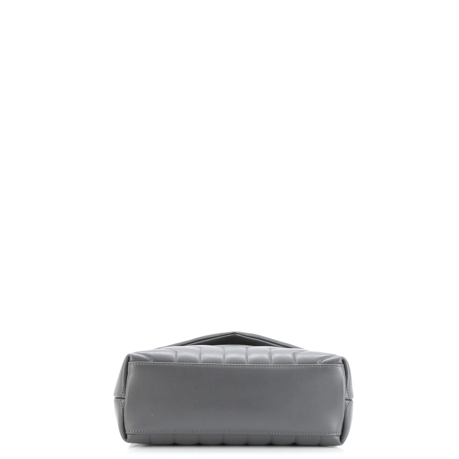 Saint Laurent Loulou Shoulder Bag Matelasse Chevron Leather Small