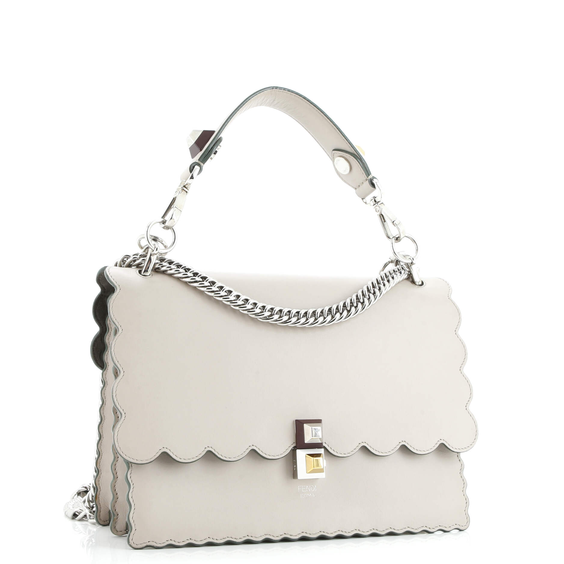Fendi Kan I Bag Leather Medium