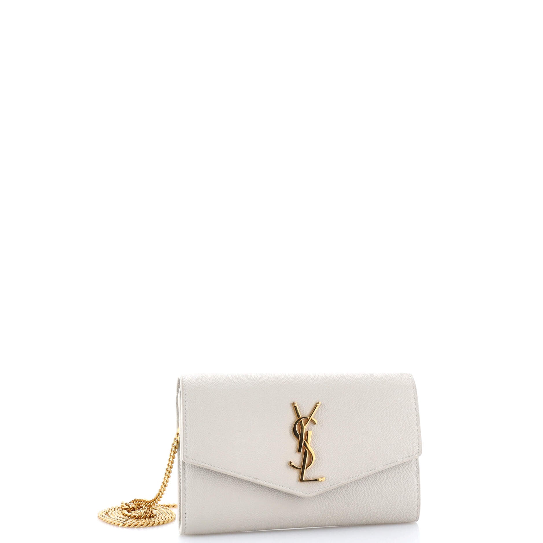 Saint Laurent Uptown Chain Wallet Leather