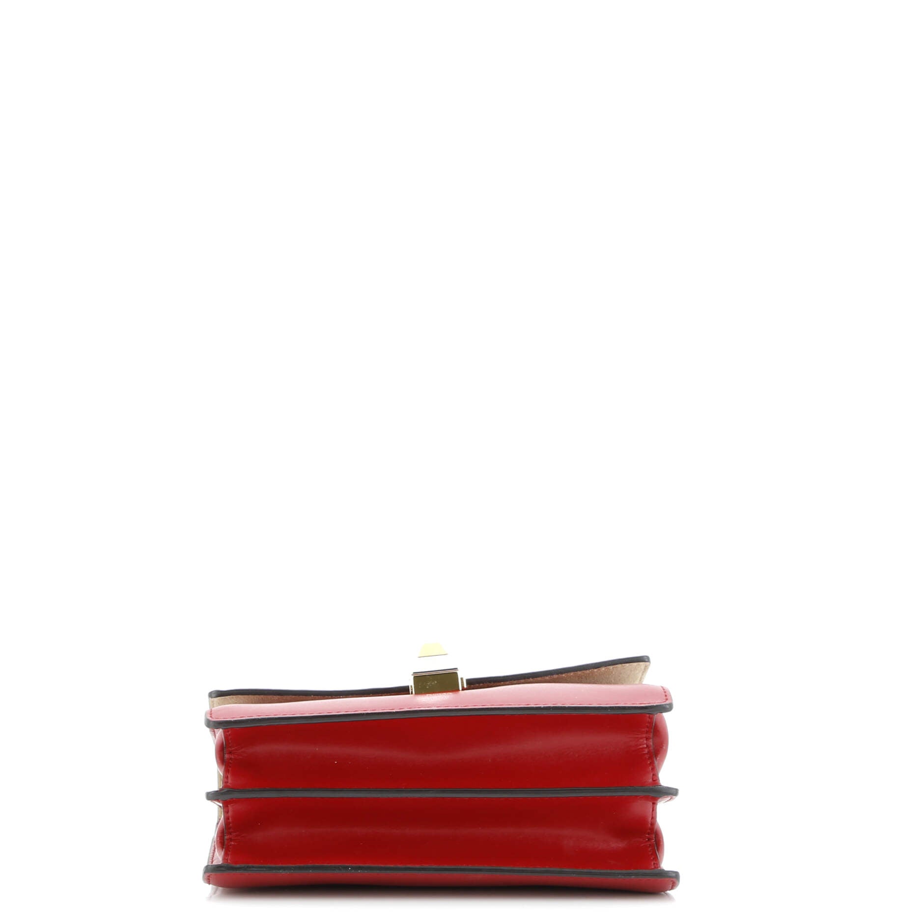 Fendi Kan I Bag Zucca Embossed Leather Small