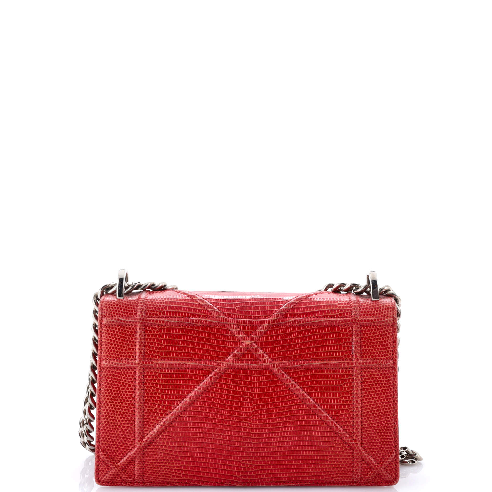 Christian Dior Diorama Flap Bag Lizard Small