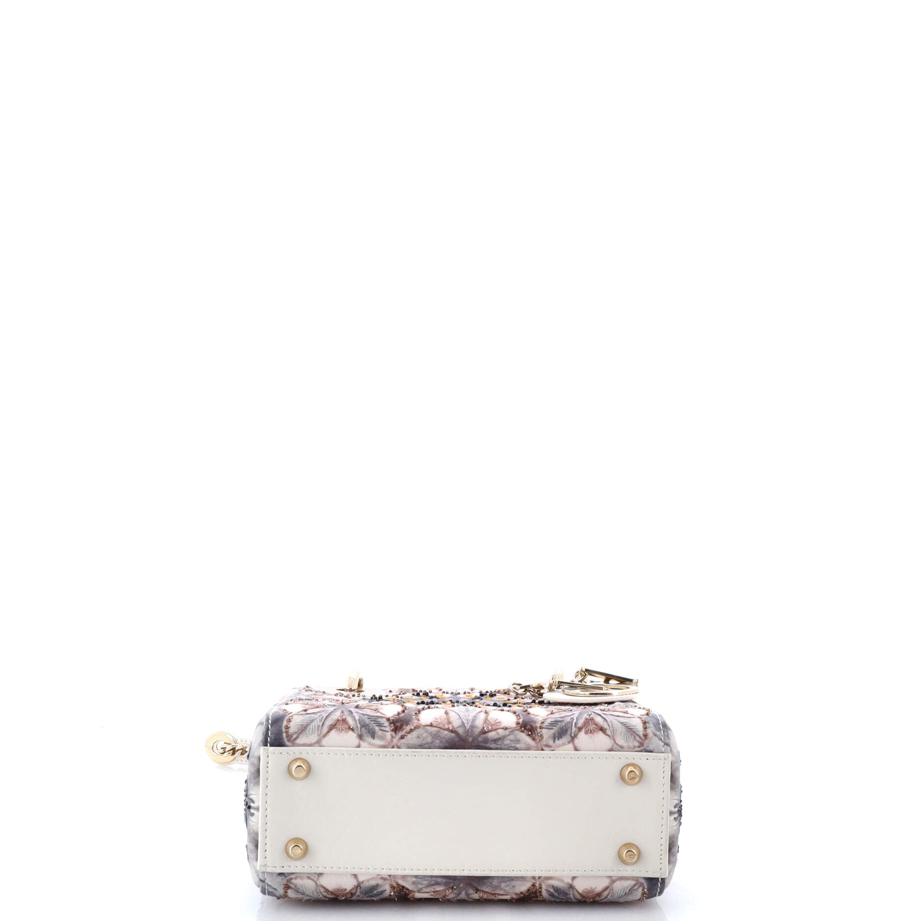 Christian Dior Lady Dior Chain Bag Embroidered Calfskin Mini