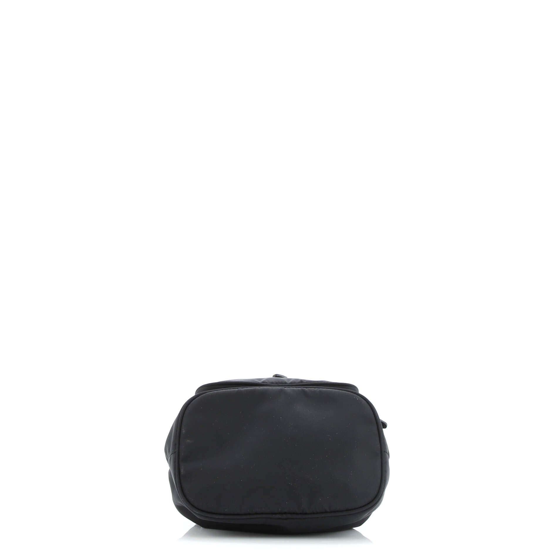 Prada Duet Drawstring Bucket Bag Tessuto Small
