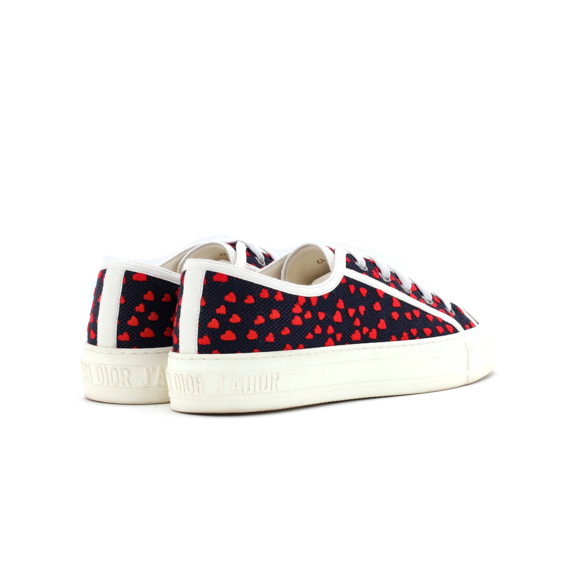 Christian Dior Women's Walk'N'Dior Sneakers Embroidered Canvas