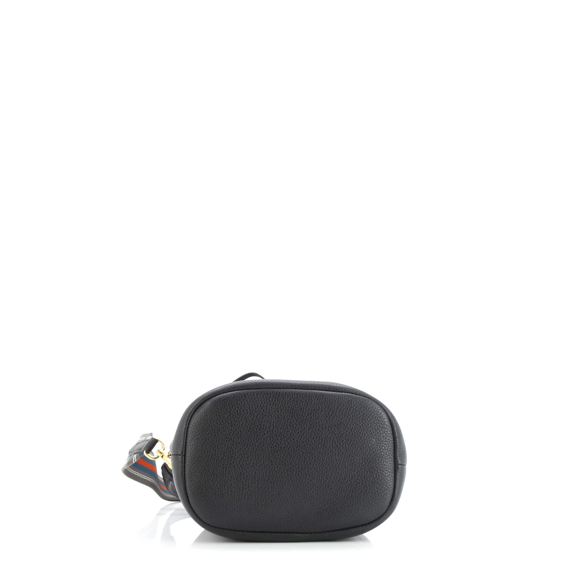 Prada Dual Strap Top Handle Bucket Bag Vitello Daino Small