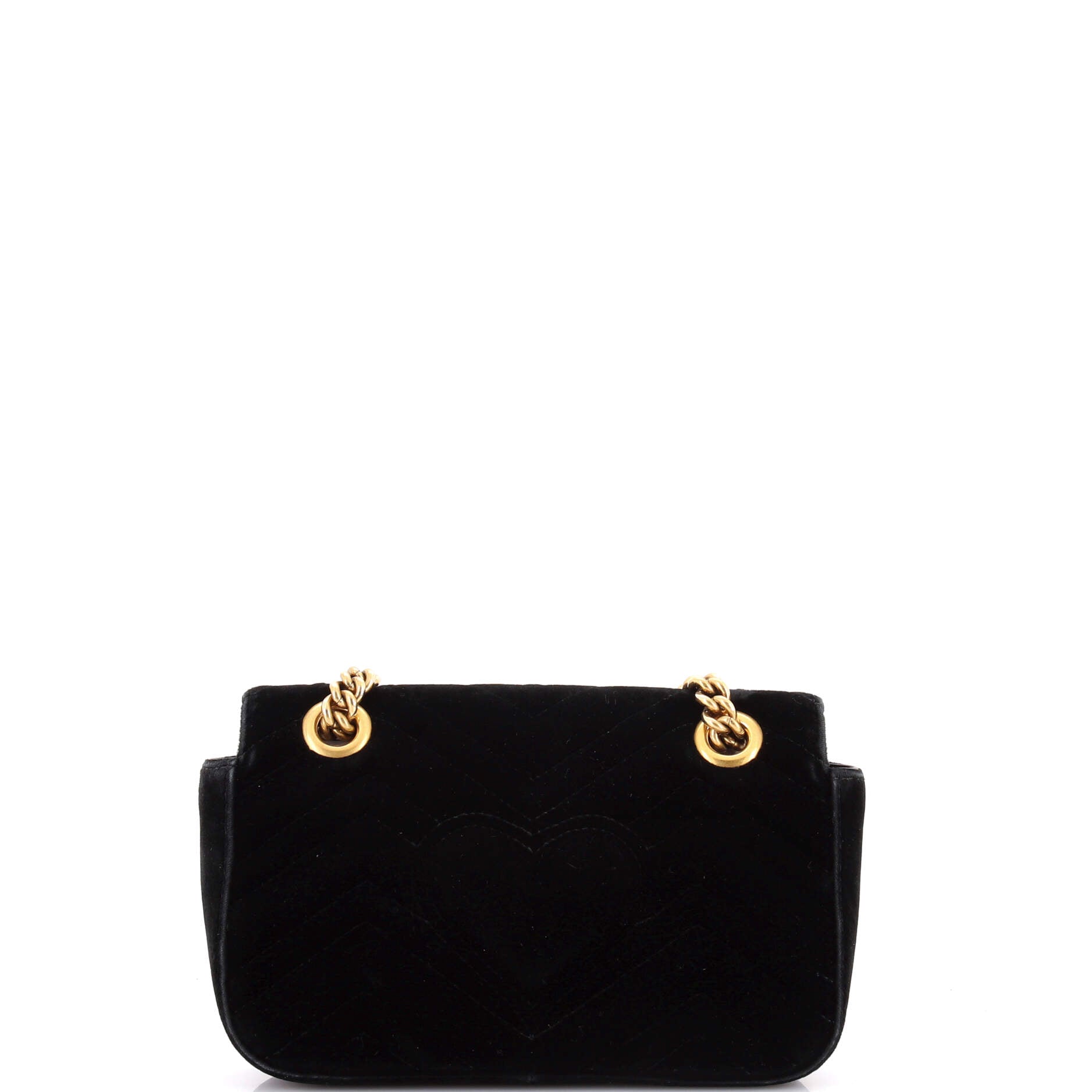 Gucci GG Marmont Flap Bag Matelasse Velvet Mini