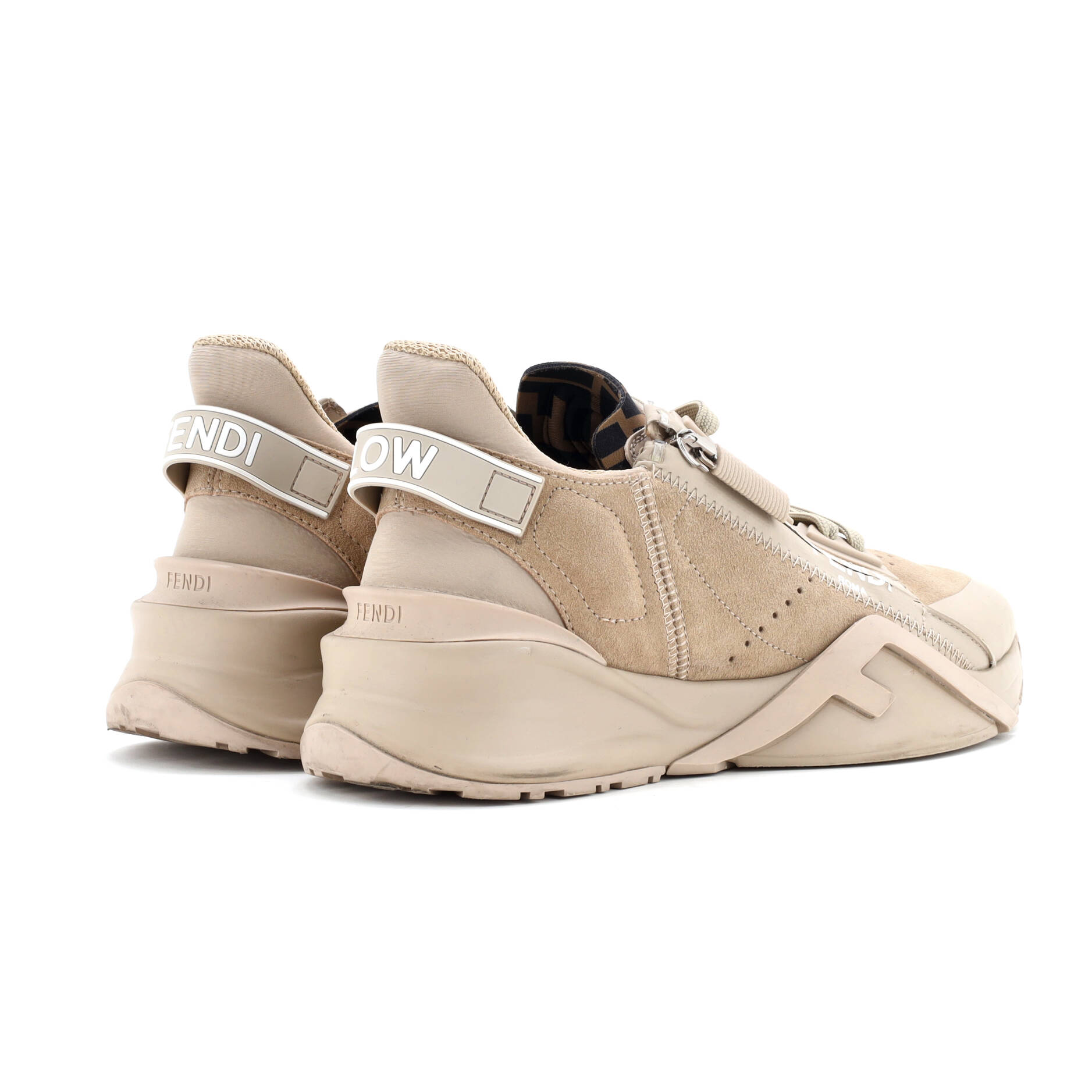 Fendi Women's Flow Sneakers Mixed Materials