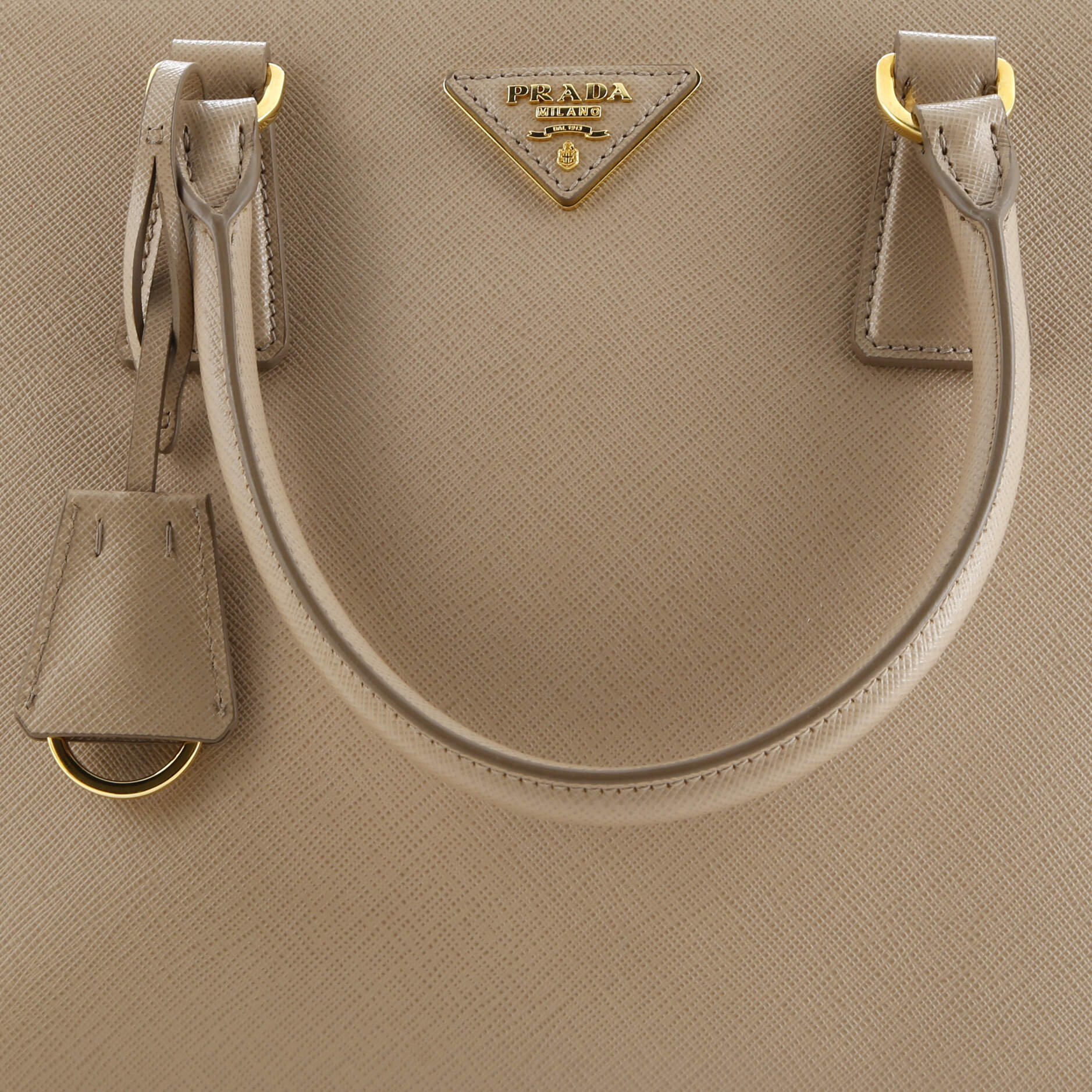 Prada Double Zip Lux Tote Saffiano Leather Medium