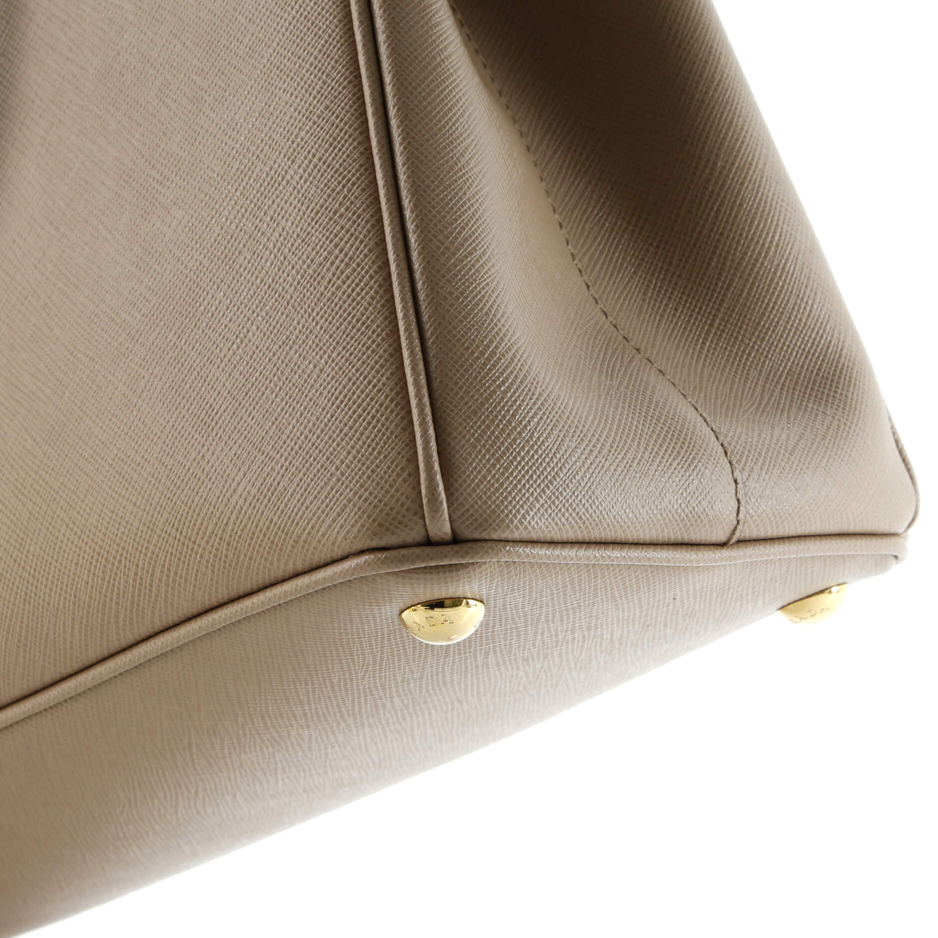 Prada Double Zip Lux Tote Saffiano Leather Medium