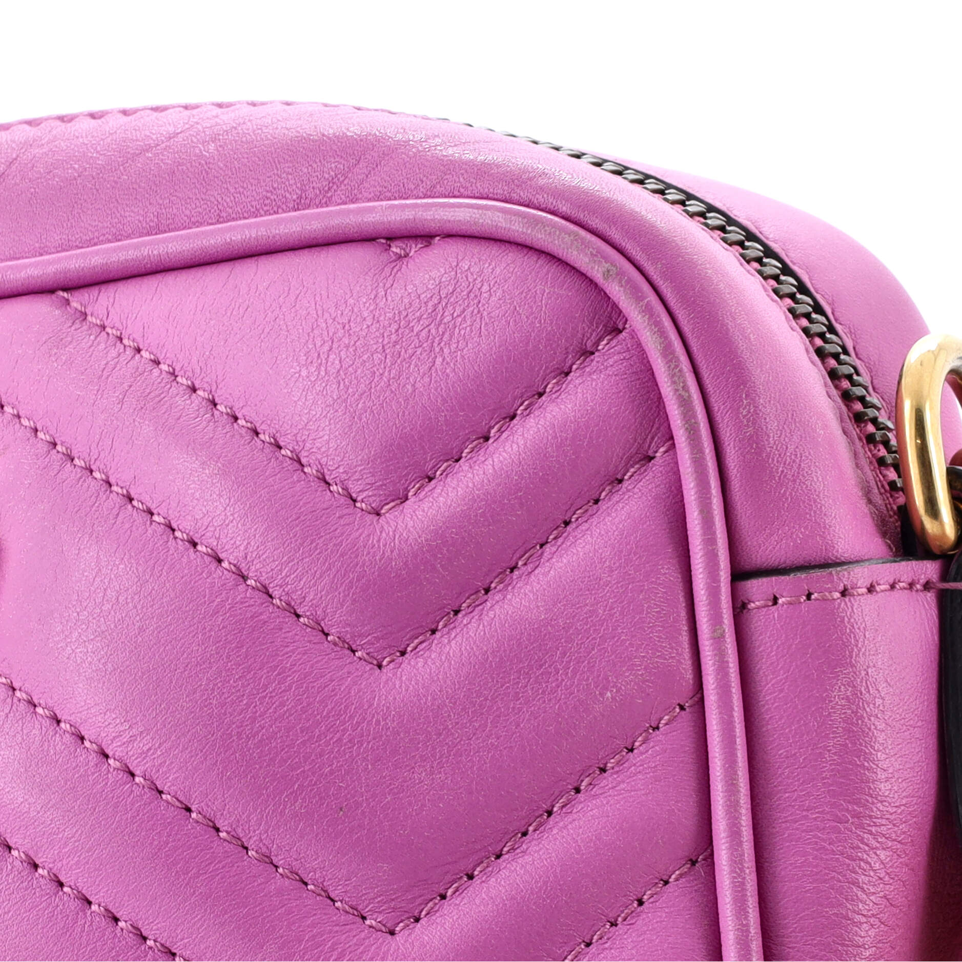 Gucci GG Marmont Shoulder Bag Matelasse Leather Mini