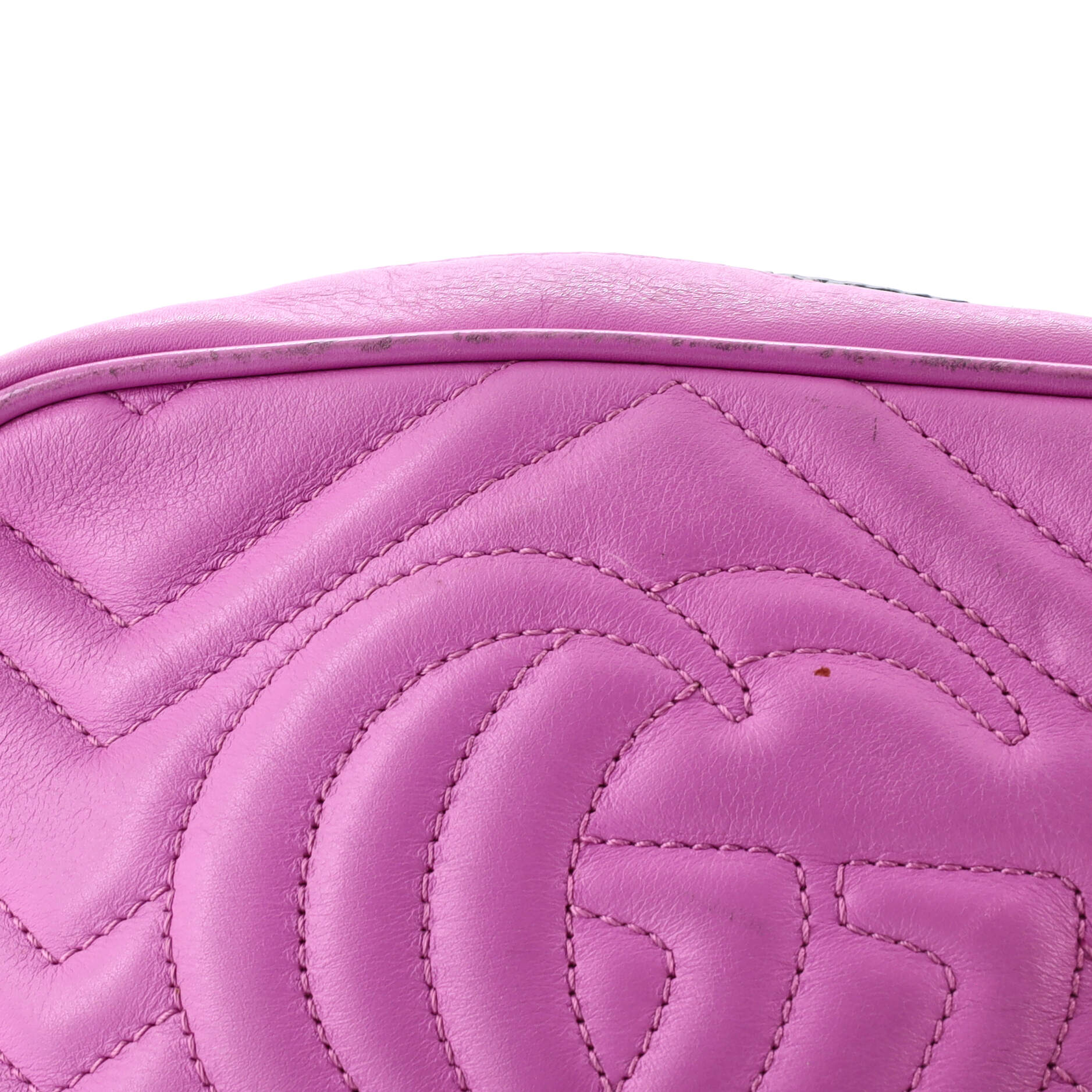 Gucci GG Marmont Shoulder Bag Matelasse Leather Mini