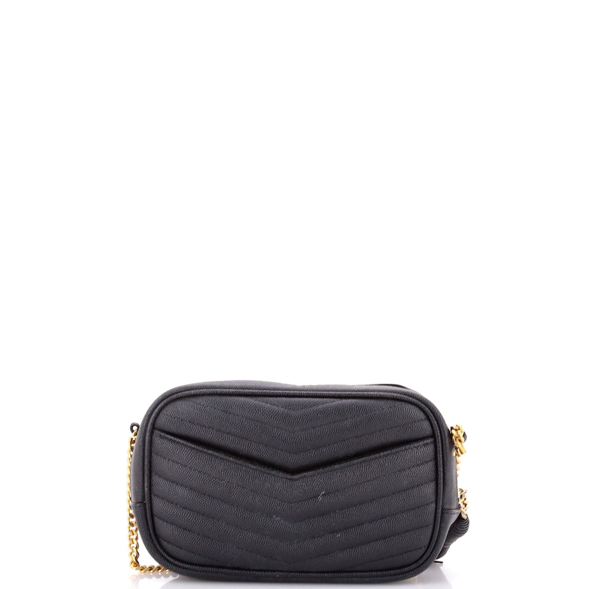 Saint Laurent LouLou Crossbody Bag Matelasse Chevron Leather Mini