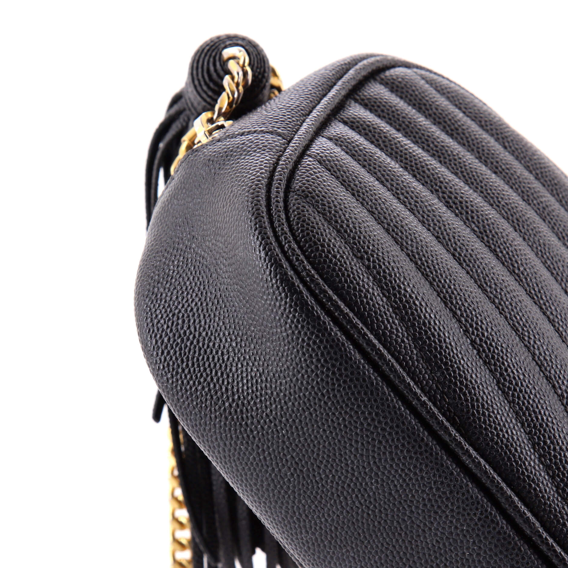 Saint Laurent LouLou Crossbody Bag Matelasse Chevron Leather Mini