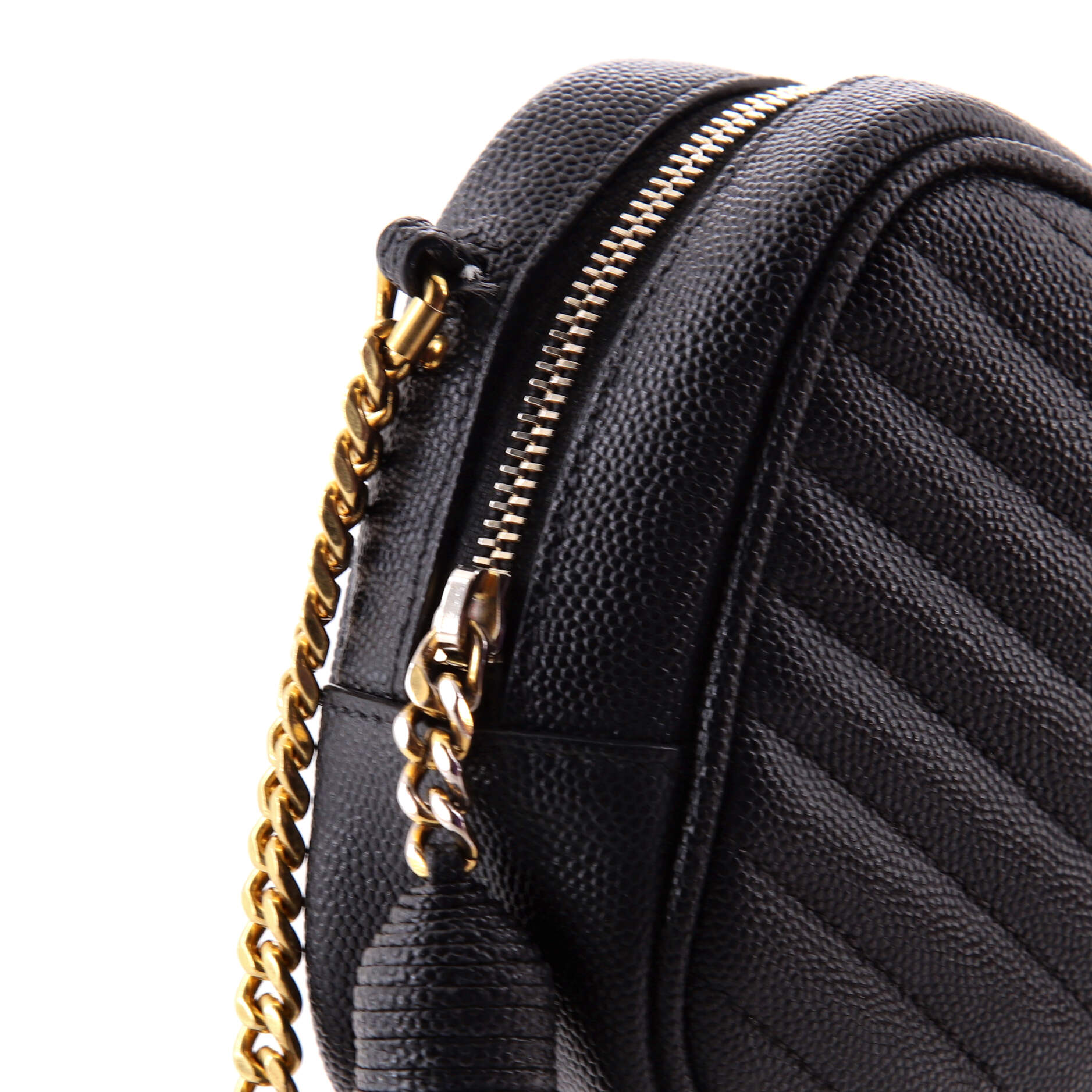 Saint Laurent LouLou Crossbody Bag Matelasse Chevron Leather Mini