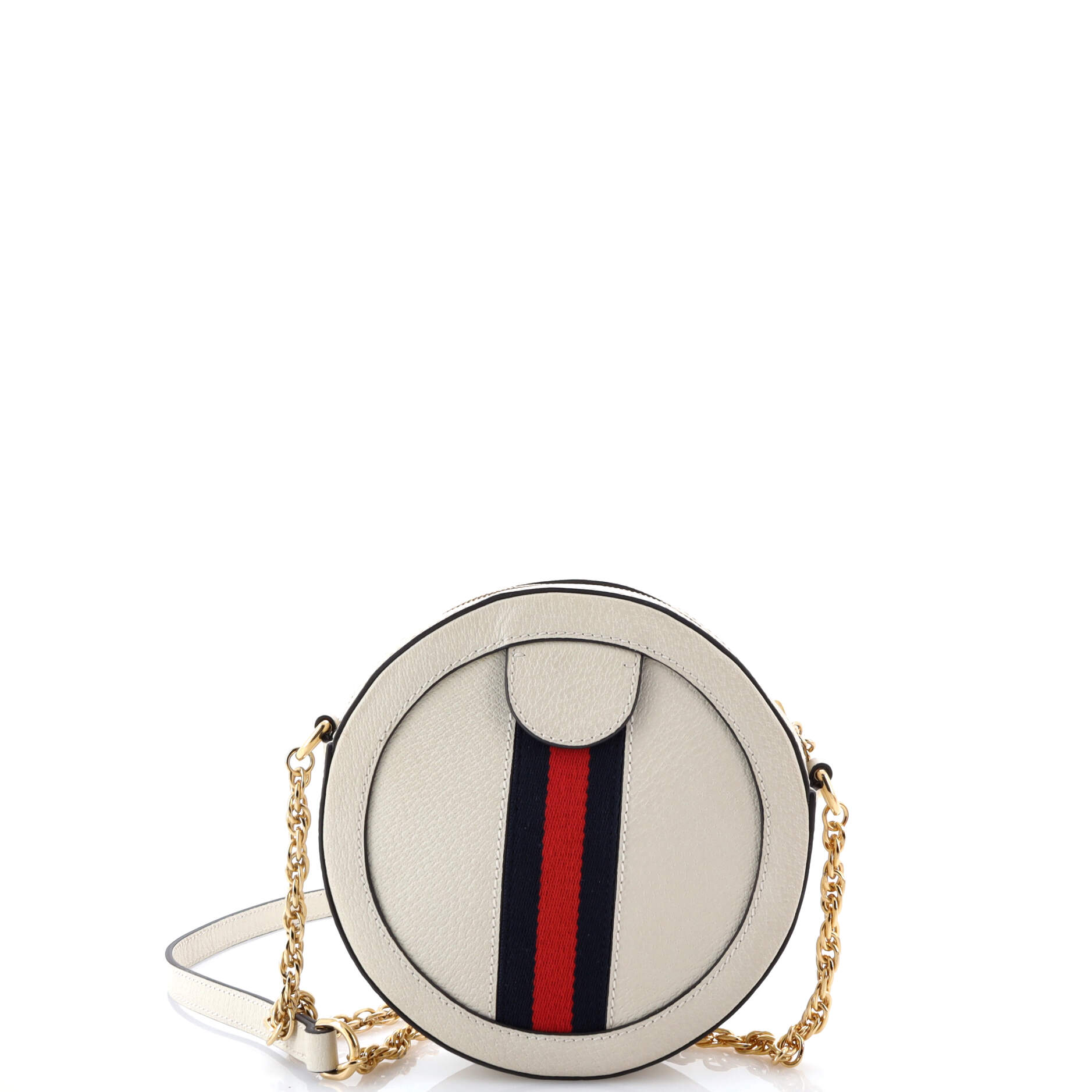 Gucci Ophidia Round Shoulder Bag Leather Mini