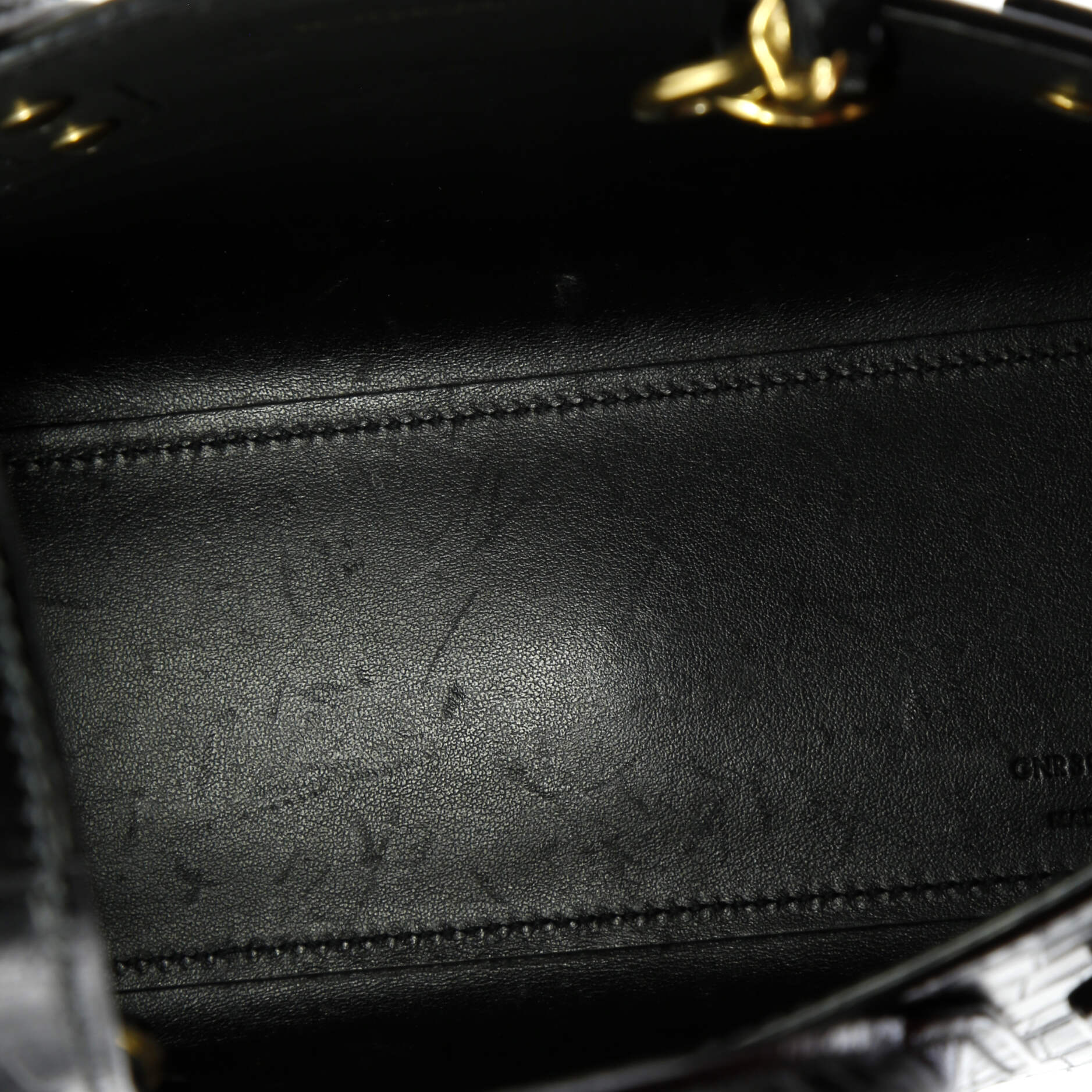 Saint Laurent Sac de Jour NM Bag Crocodile Embossed Leather Nano