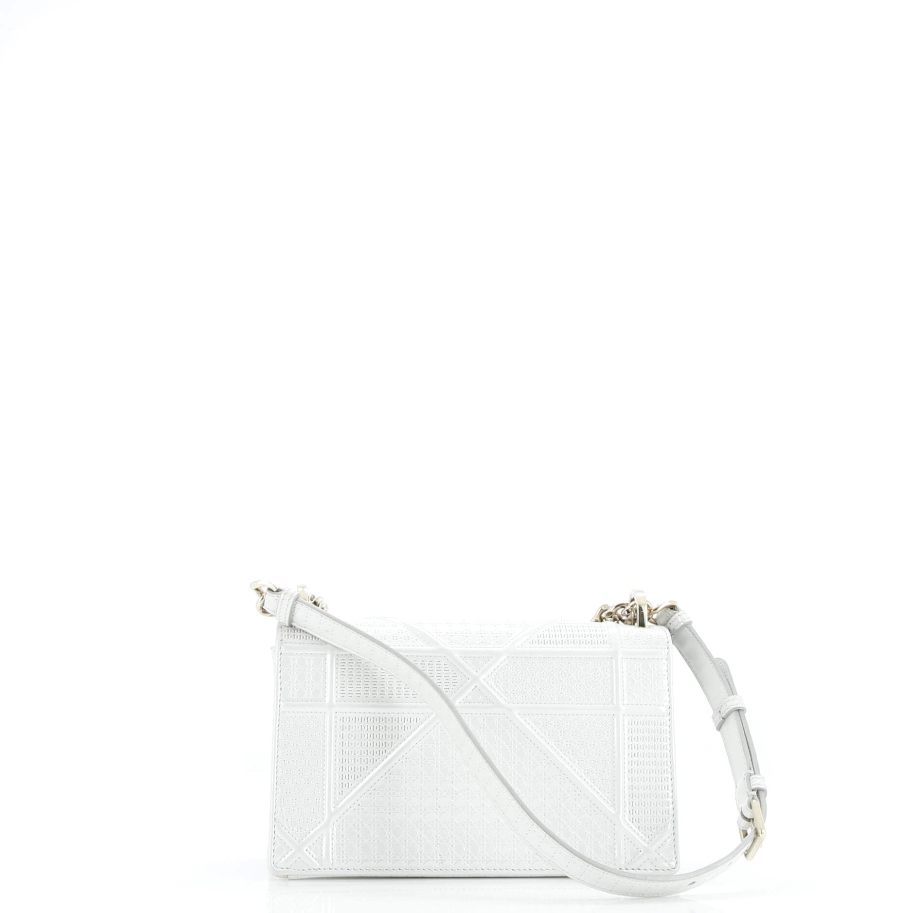 Christian Dior Diorama Flap Bag Cannage Embossed Calfskin Small