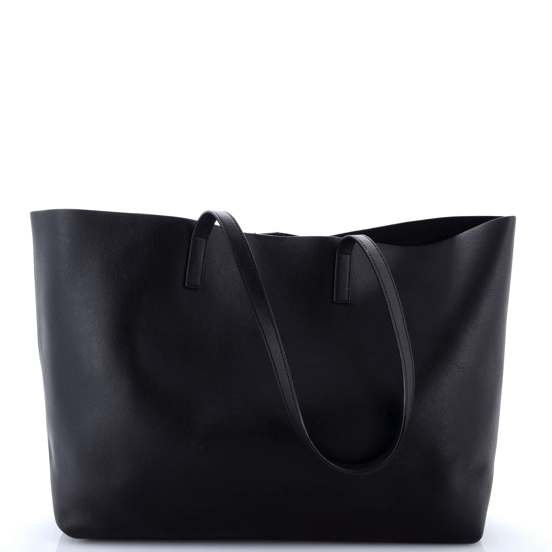 Saint Laurent Shopper Tote Leather Large