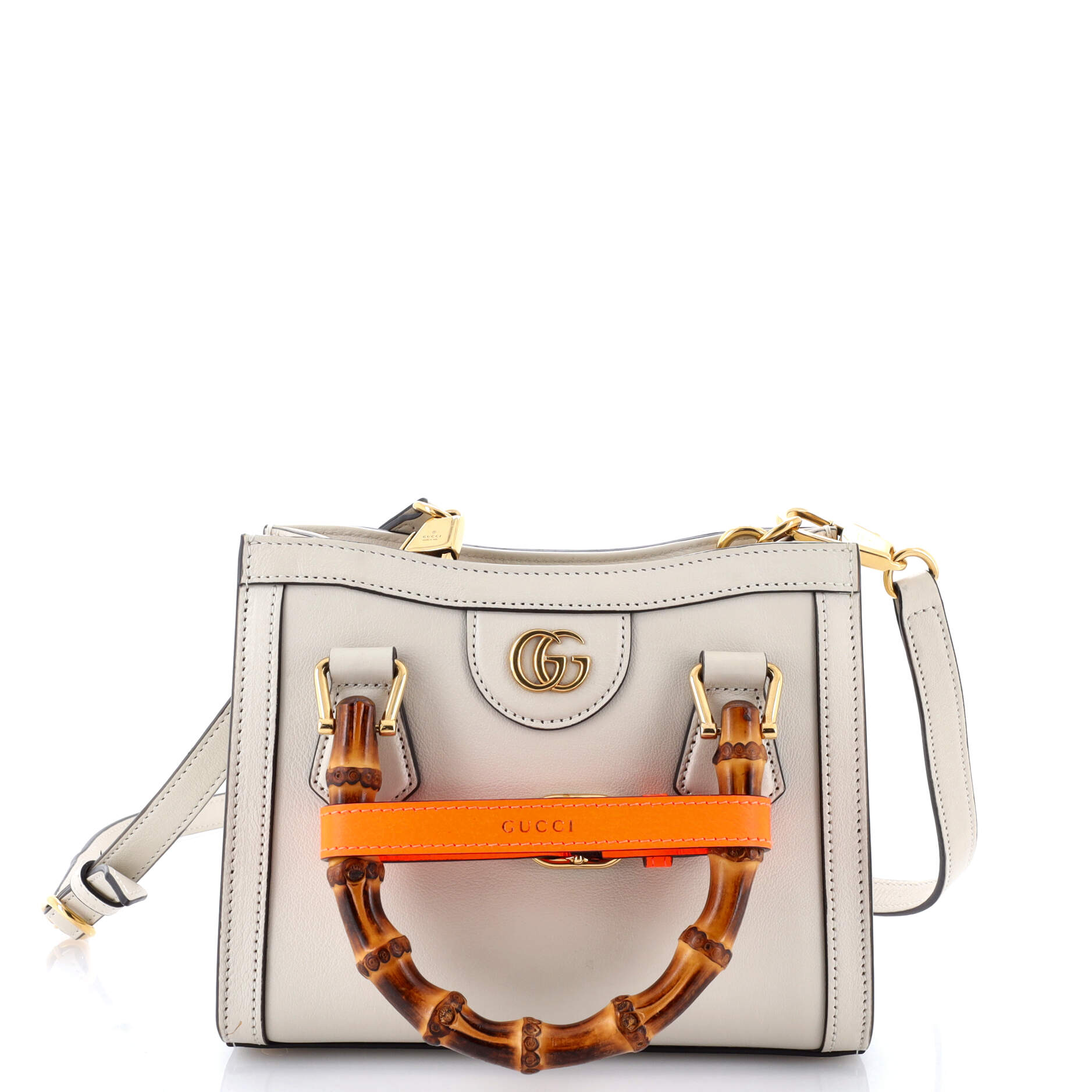 Gucci Diana NM Bamboo Handle Tote Leather Mini