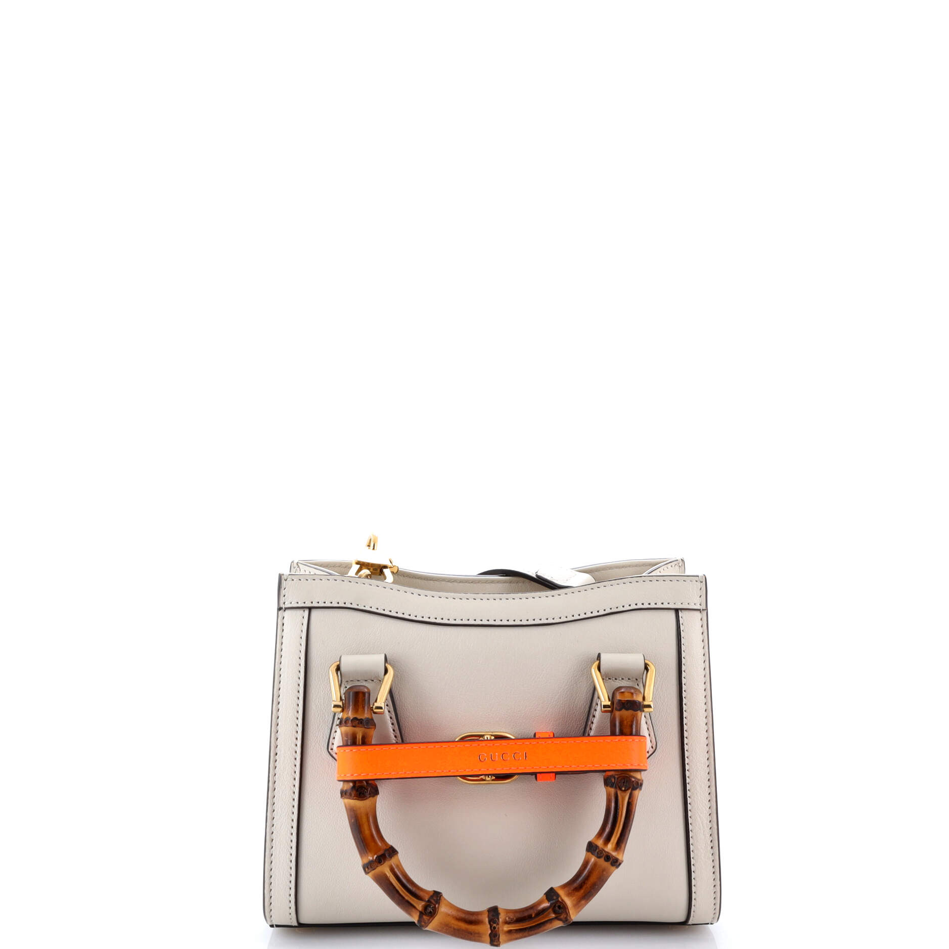 Gucci Diana NM Bamboo Handle Tote Leather Mini