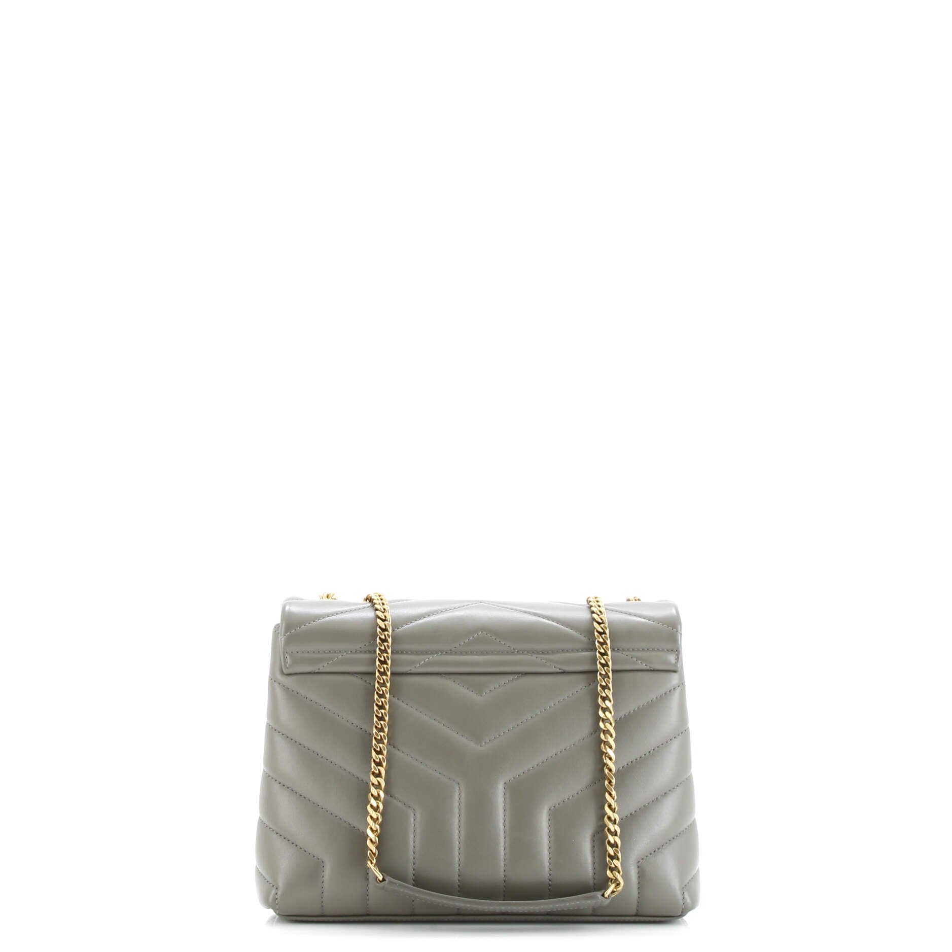 Saint Laurent Loulou Shoulder Bag Matelasse Chevron Leather Small